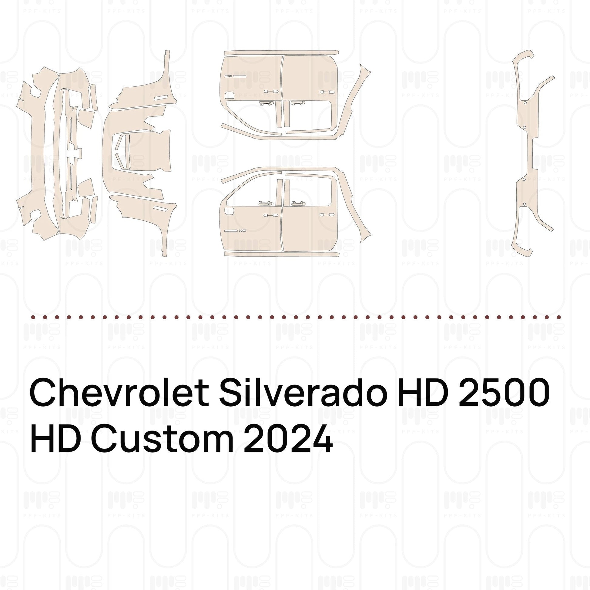 Pre-CutPPFChevroletSilveradoHD2500HDCustom2024