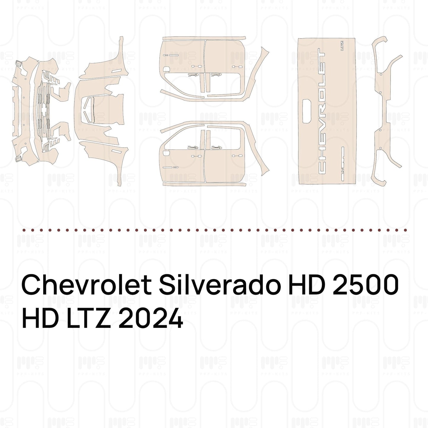Pre-CutPPFChevroletSilveradoHD2500HDLTZ2024