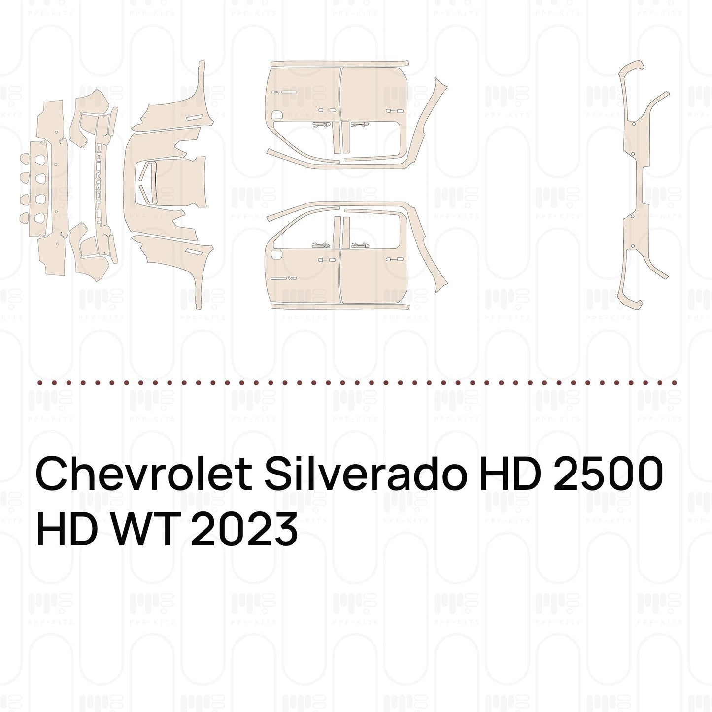 Pre-CutPPFChevroletSilveradoHD2500HDWT2023