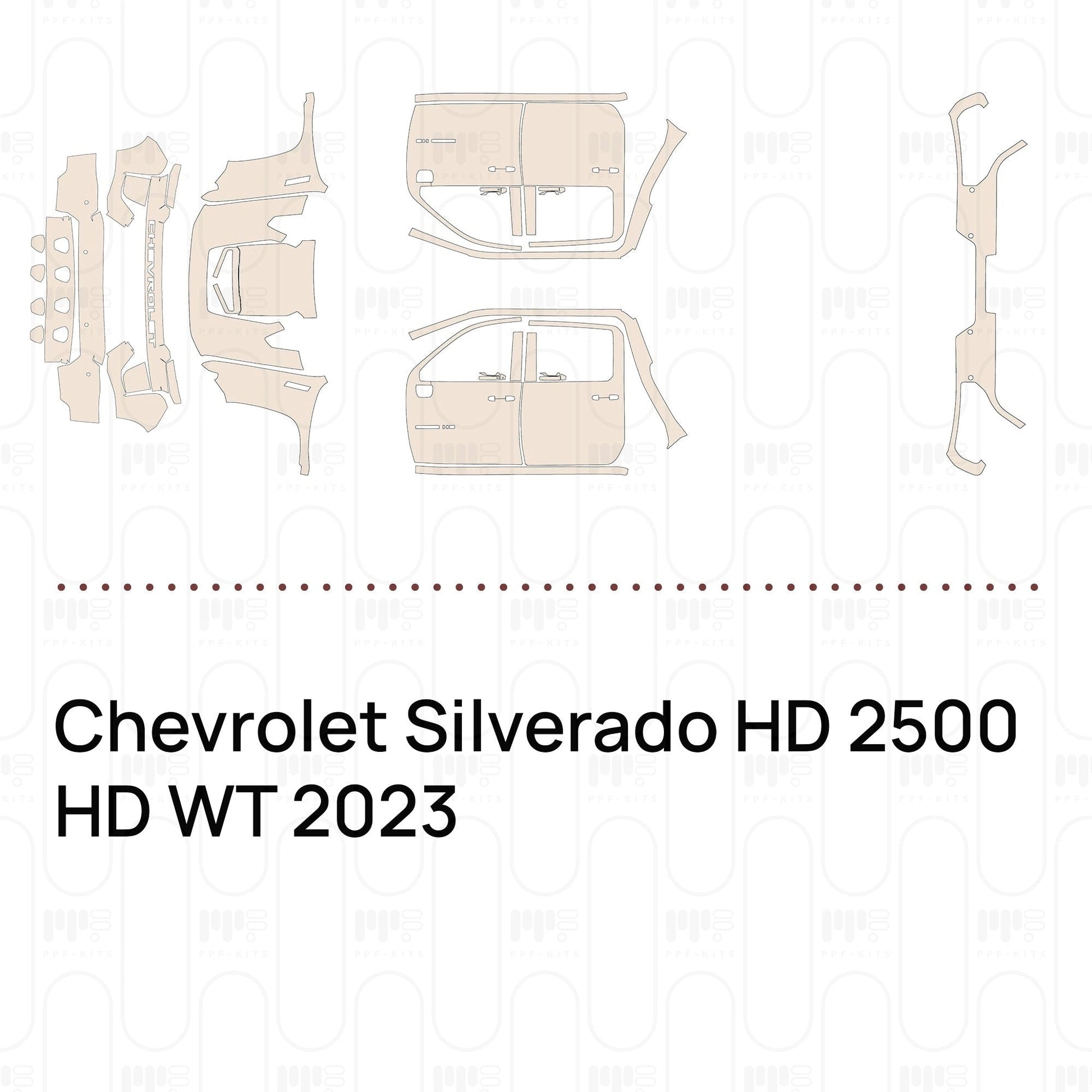 Pre-CutPPFChevroletSilveradoHD2500HDWT2023