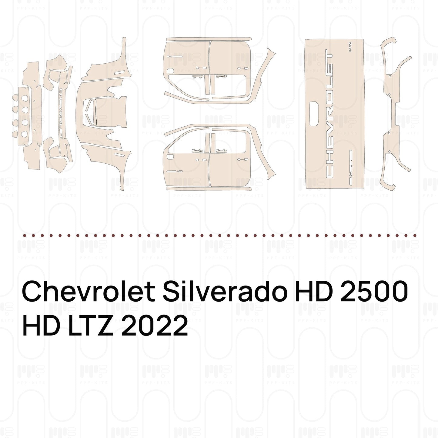 Pre-CutPPFChevroletSilveradoHD2500HDLTZ2022