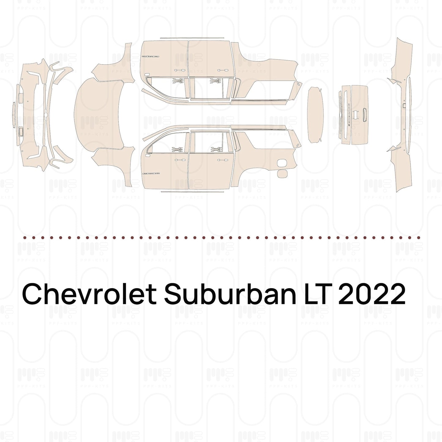 Pre-CutPPFChevroletSuburbanLT2022