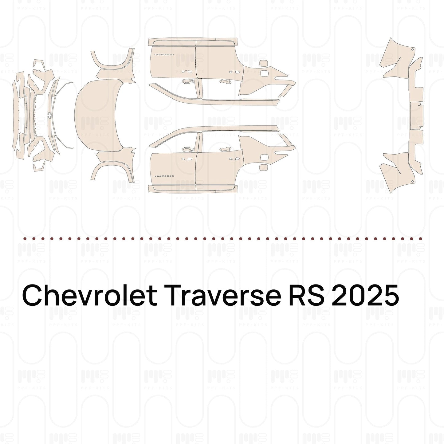 Pre-CutPPFChevroletTraverseRS2025
