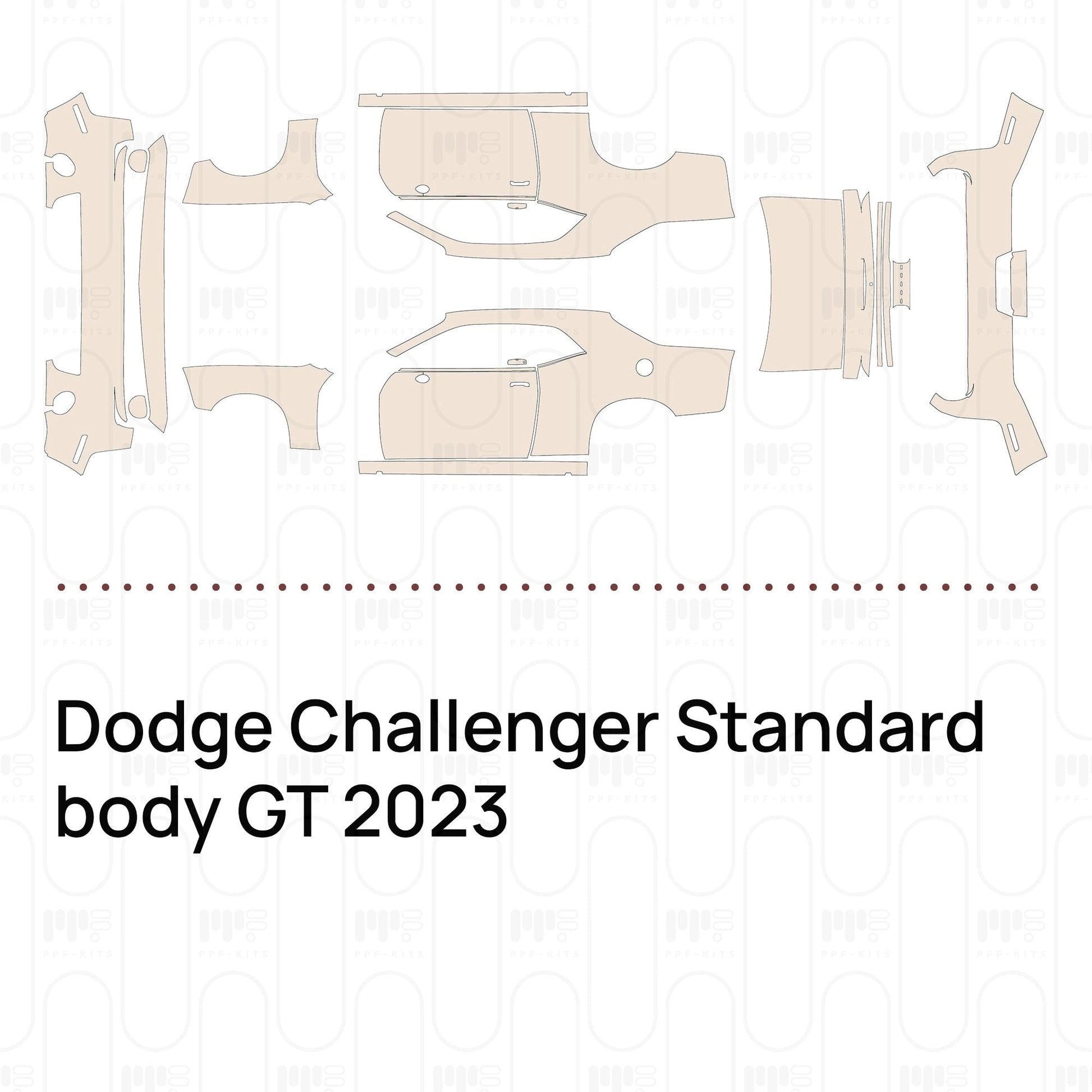 Pre-CutPPFDodgeChallengerStandardbodyGT2023