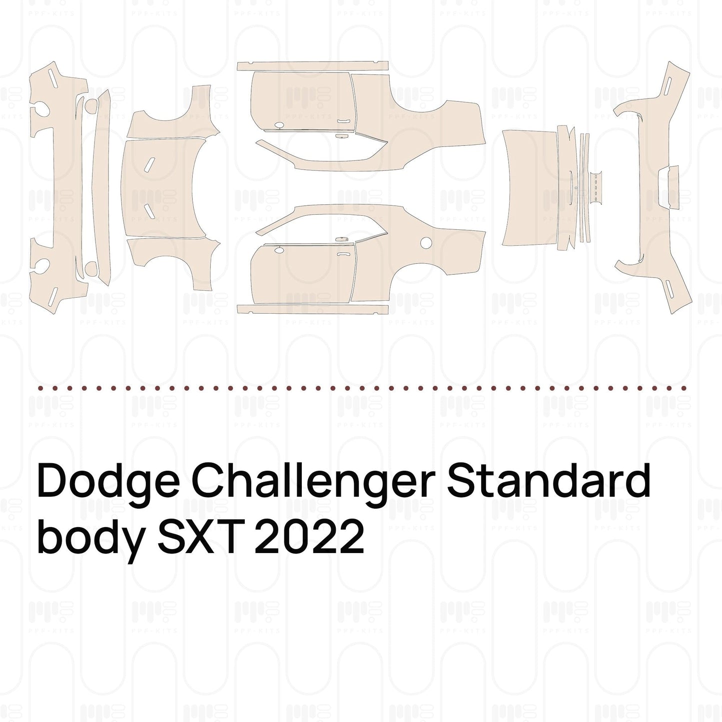 Pre-CutPPFDodgeChallengerStandardbodySXT2022