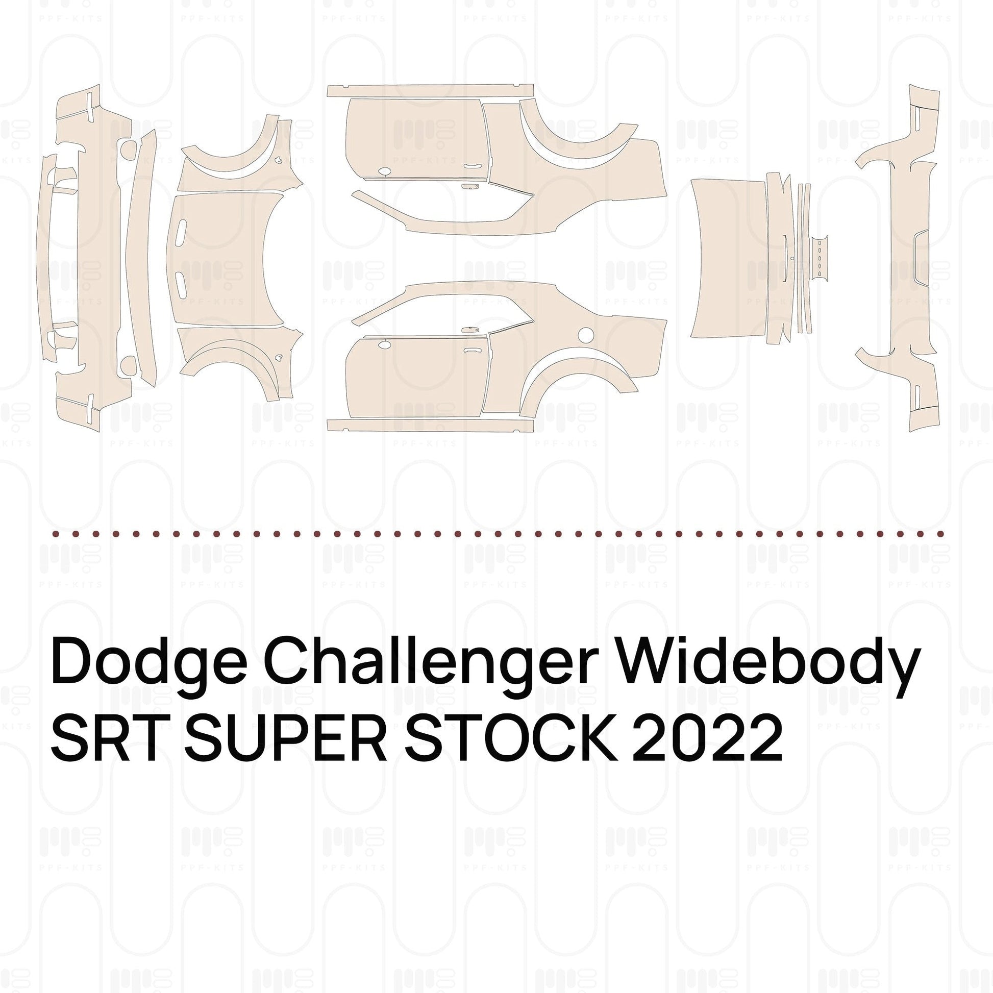 Pre-CutPPFDodgeChallengerWidebodySRTSUPERSTOCK2022