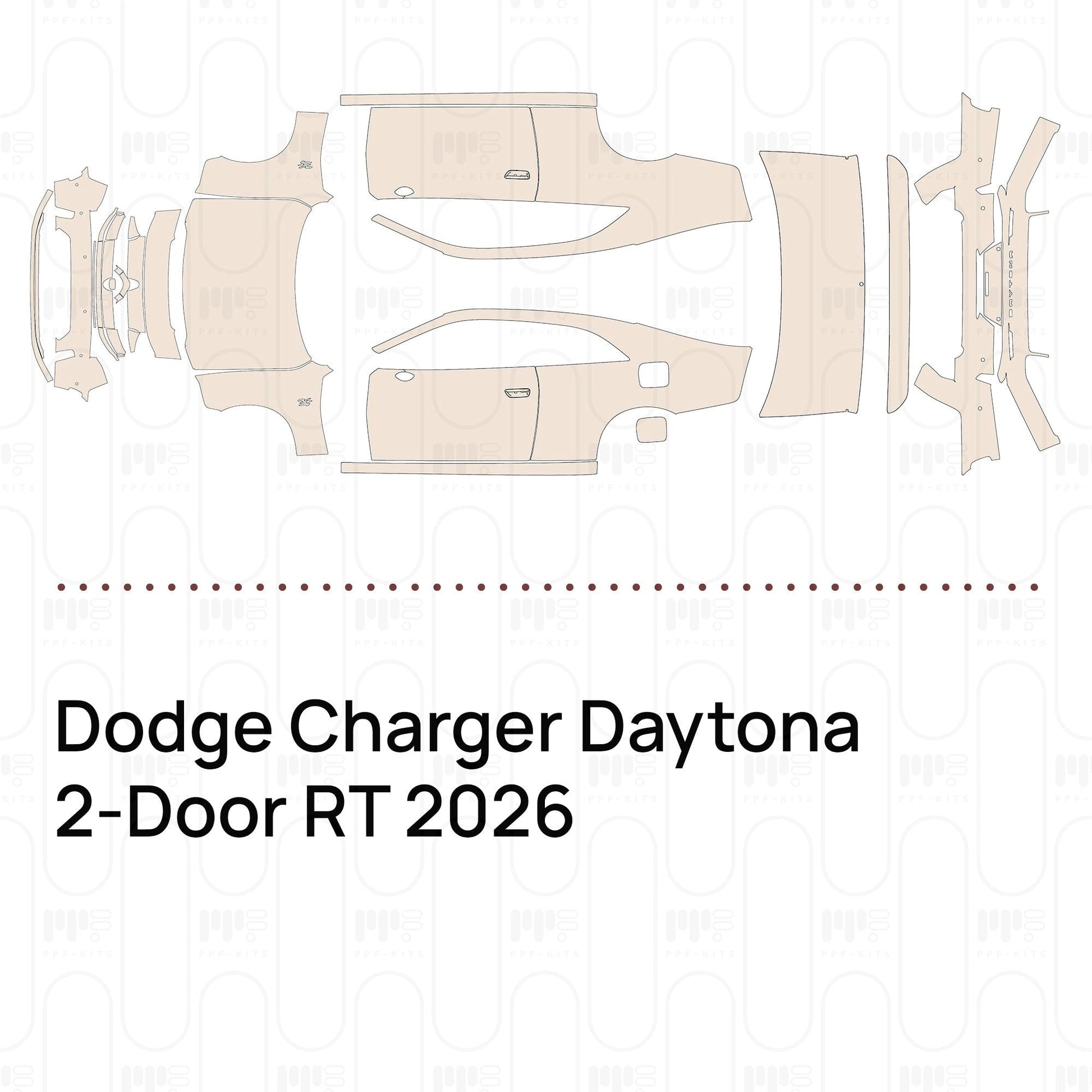 Pre-CutPPFDodgeChargerDaytona2-DoorRT2026