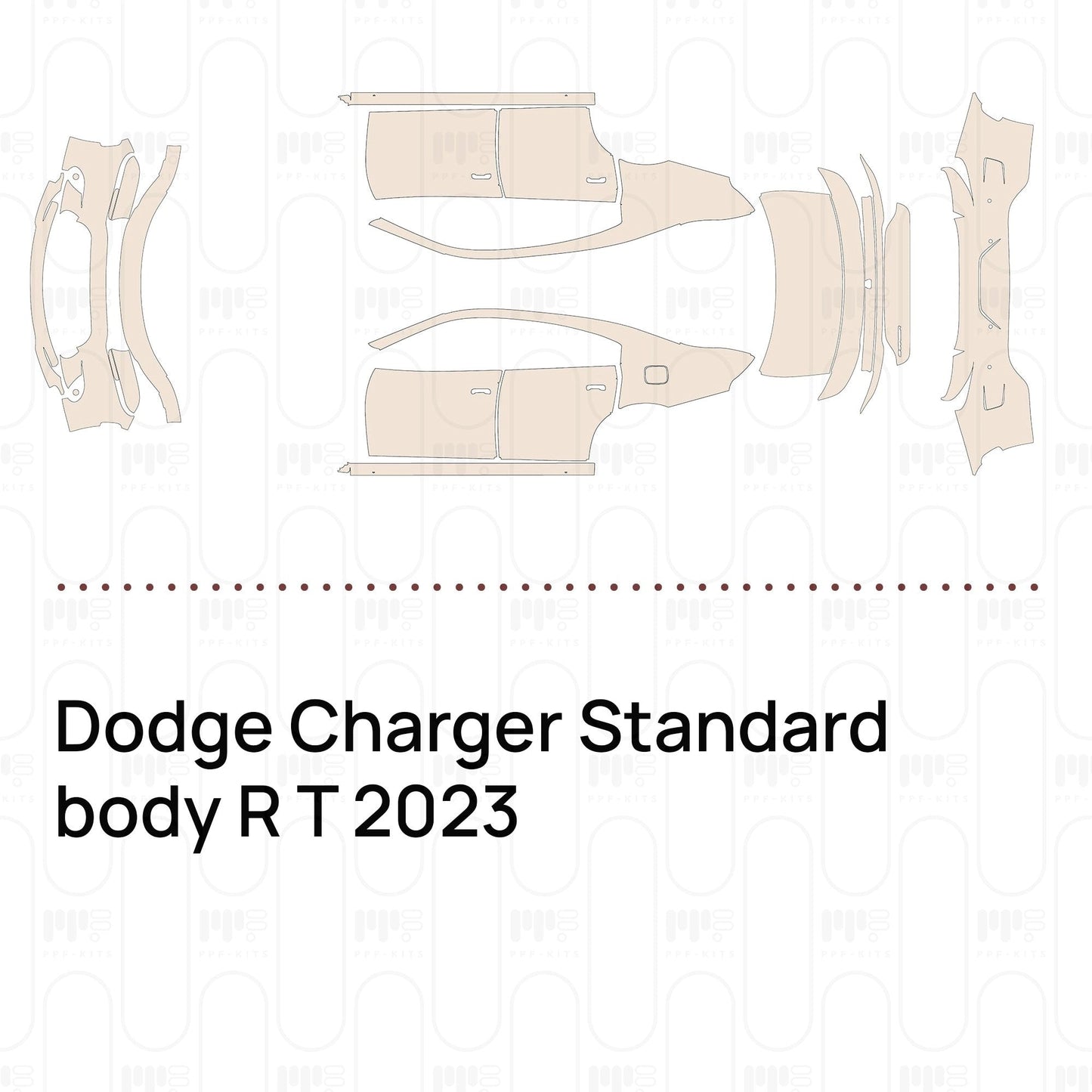 Pre-CutPPFDodgeChargerStandardbodyRT2023