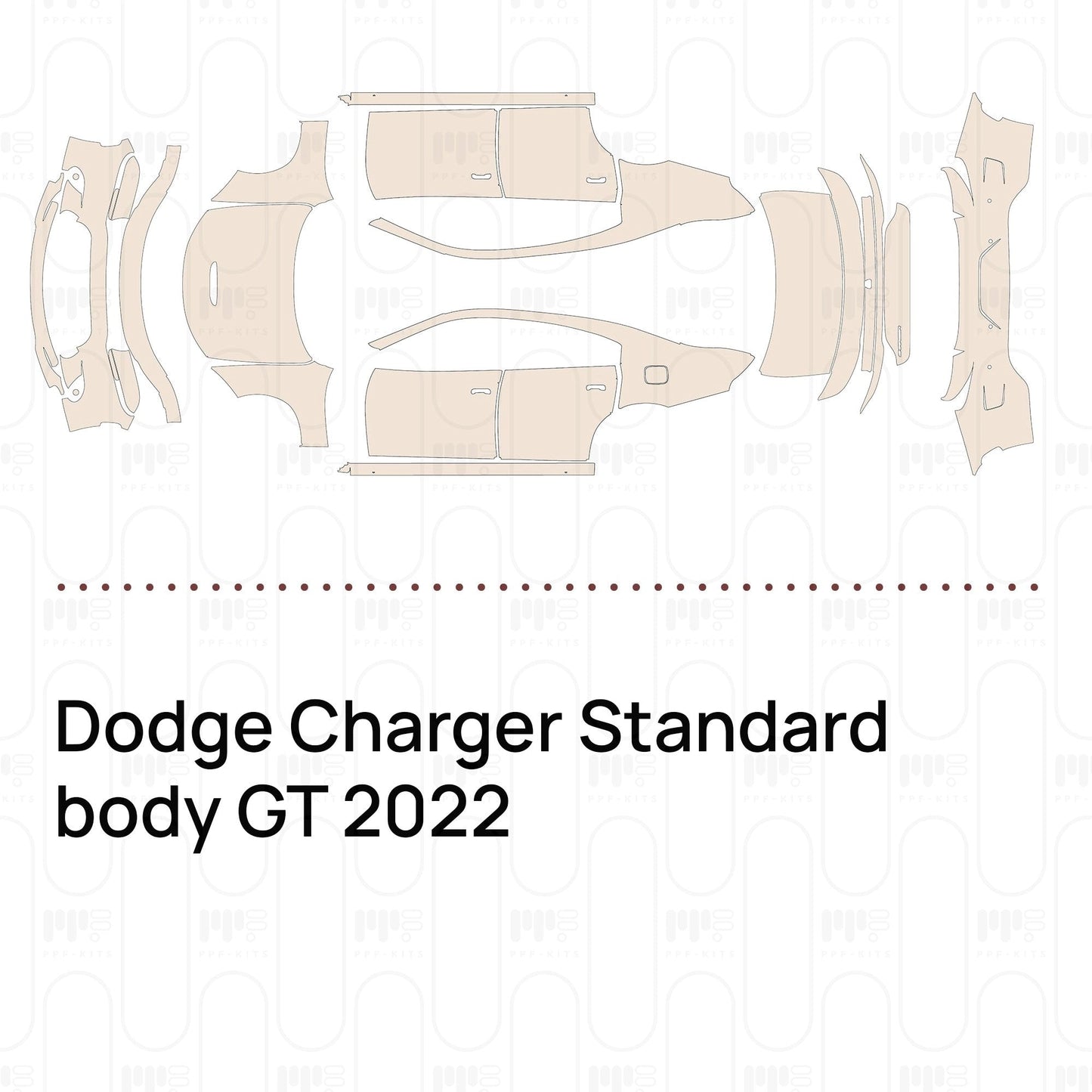 Pre-CutPPFDodgeChargerStandardbodyGT2022