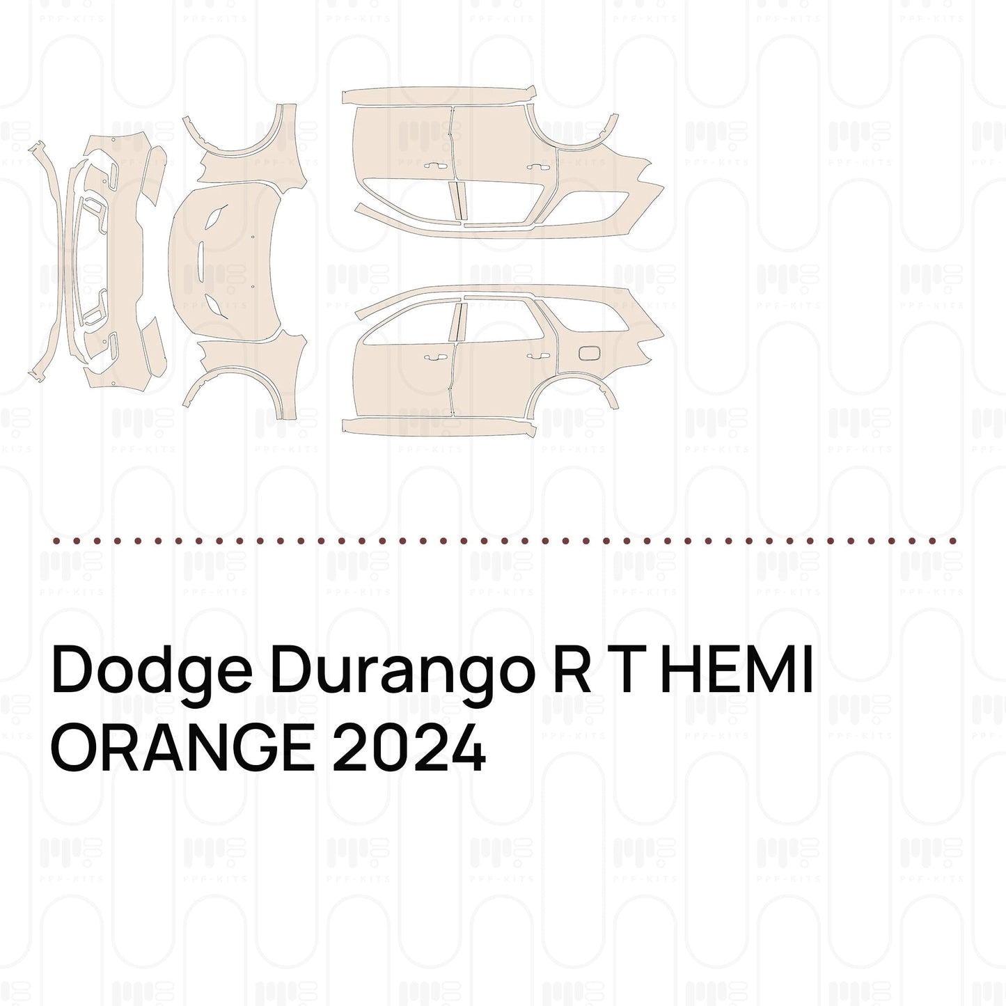 Pre-CutPPFDodgeDurangoRTHEMIORANGE2024