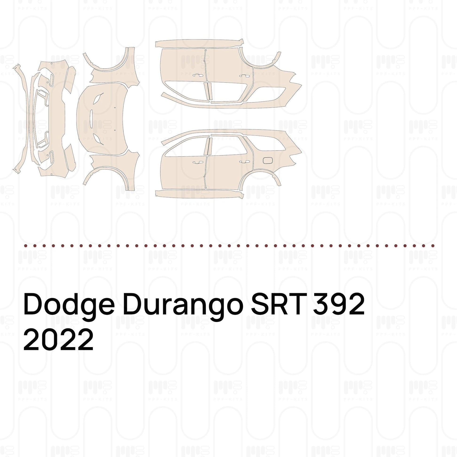 Pre-CutPPFDodgeDurangoSRT3922022