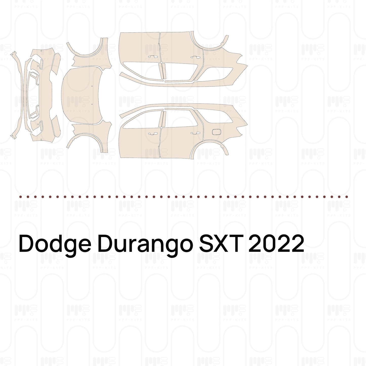 Pre-CutPPFDodgeDurangoSXT2022