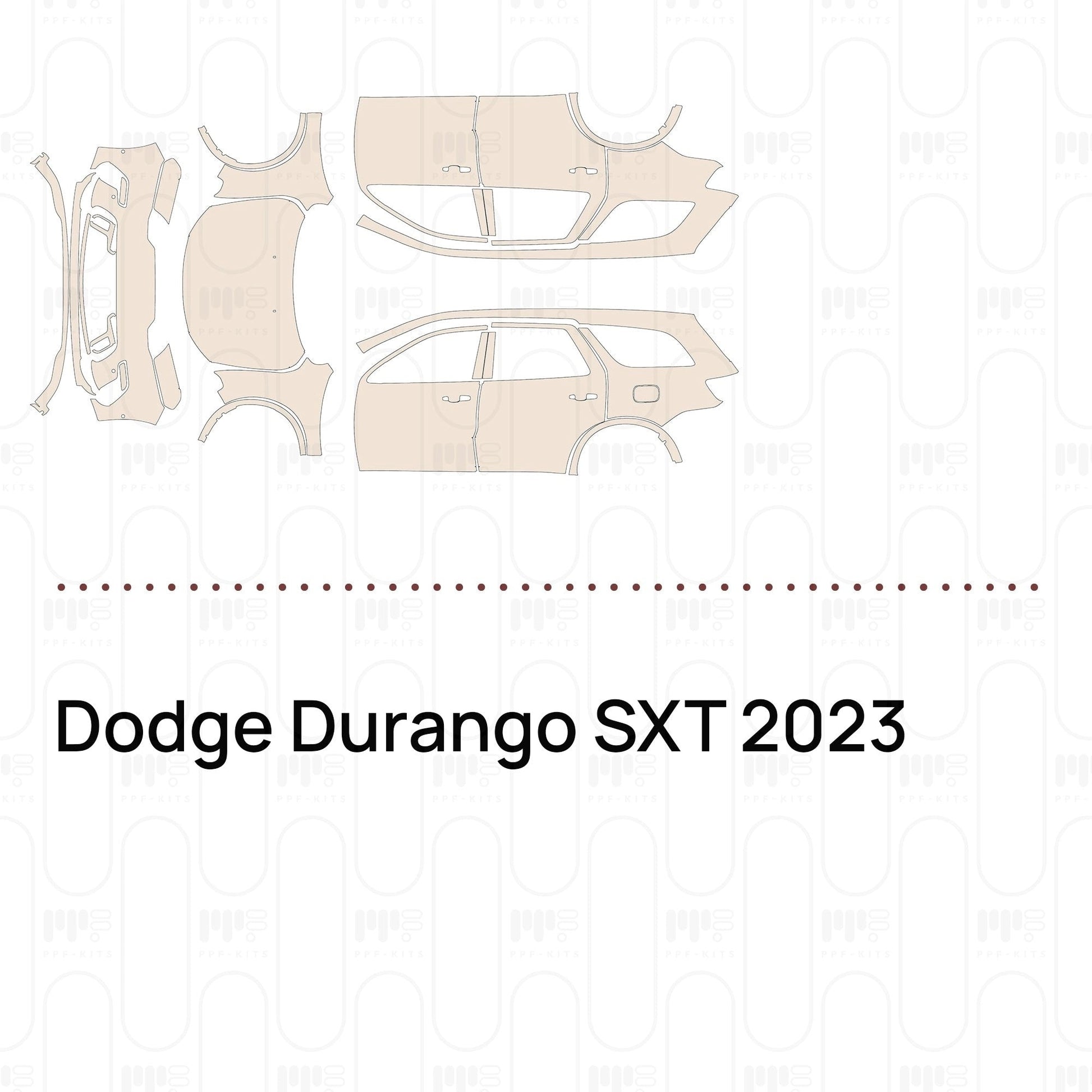Pre-CutPPFDodgeDurangoSXT2023