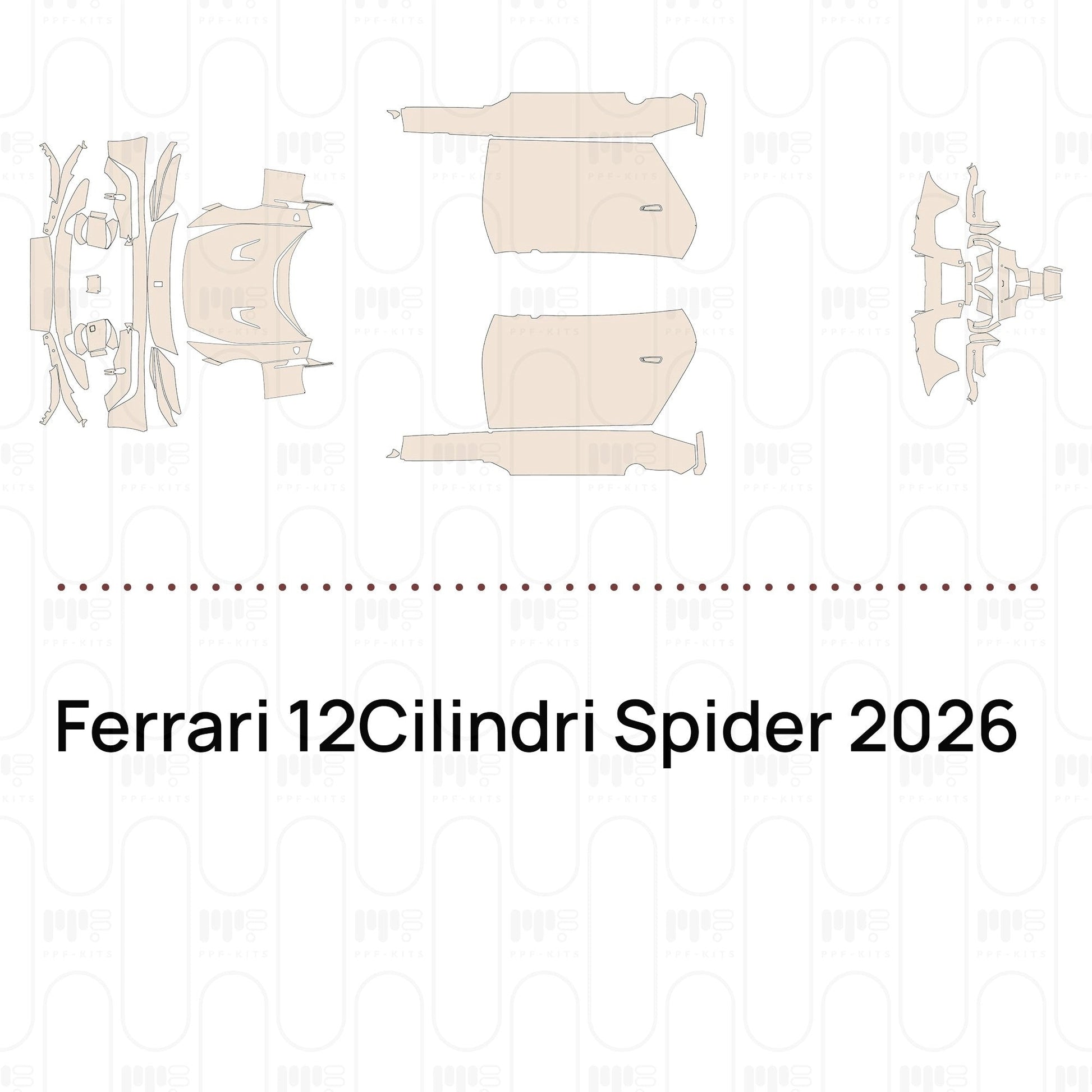 Pre-CutPPFFerrari12CilindriSpider2026
