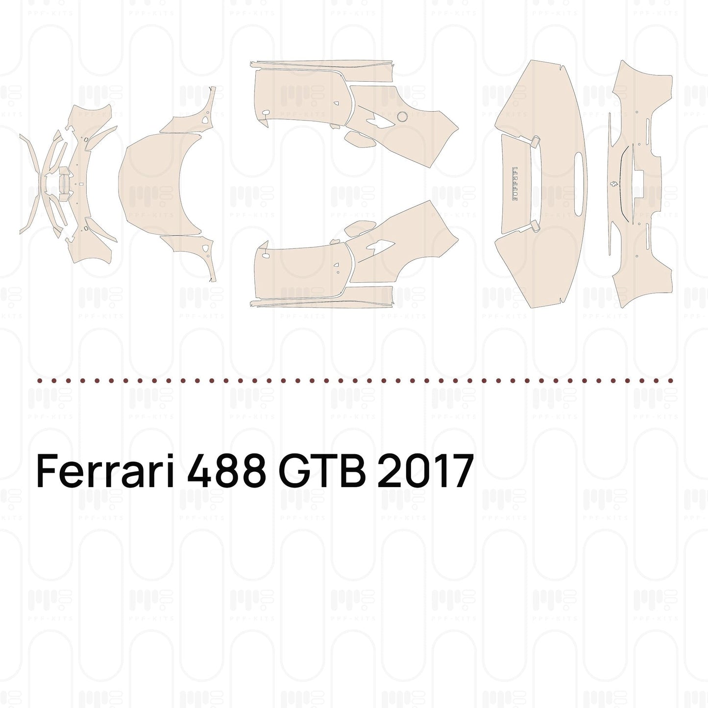 Pre-CutPPFFerrari488GTB2017