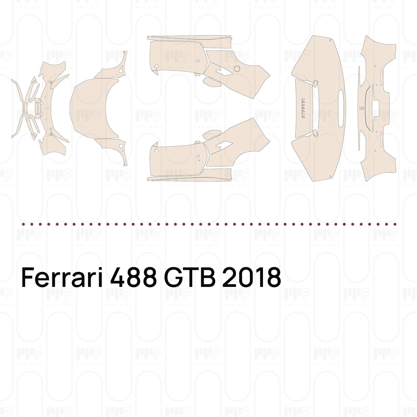 Pre-CutPPFFerrari488GTB2018