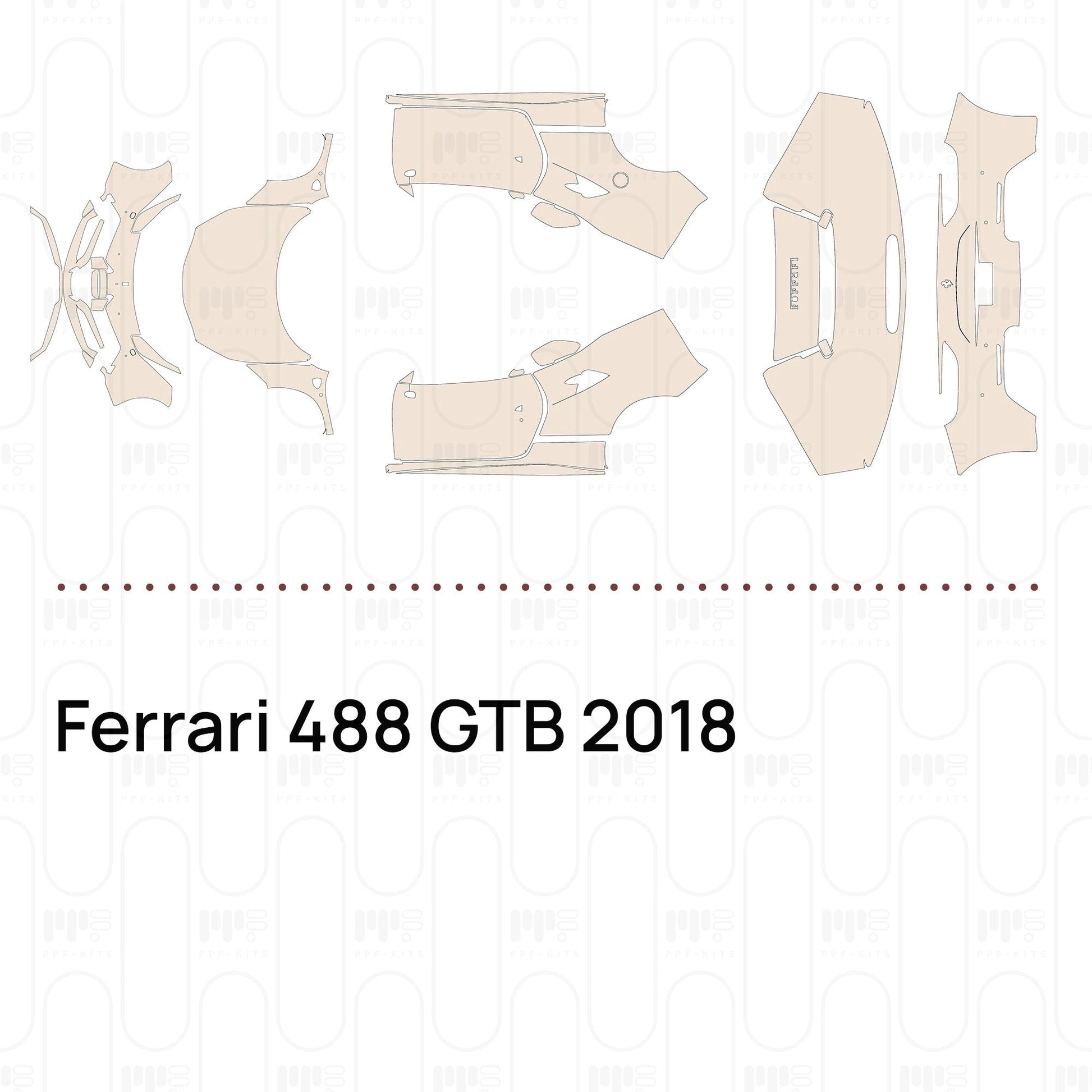 Pre-CutPPFFerrari488GTB2018