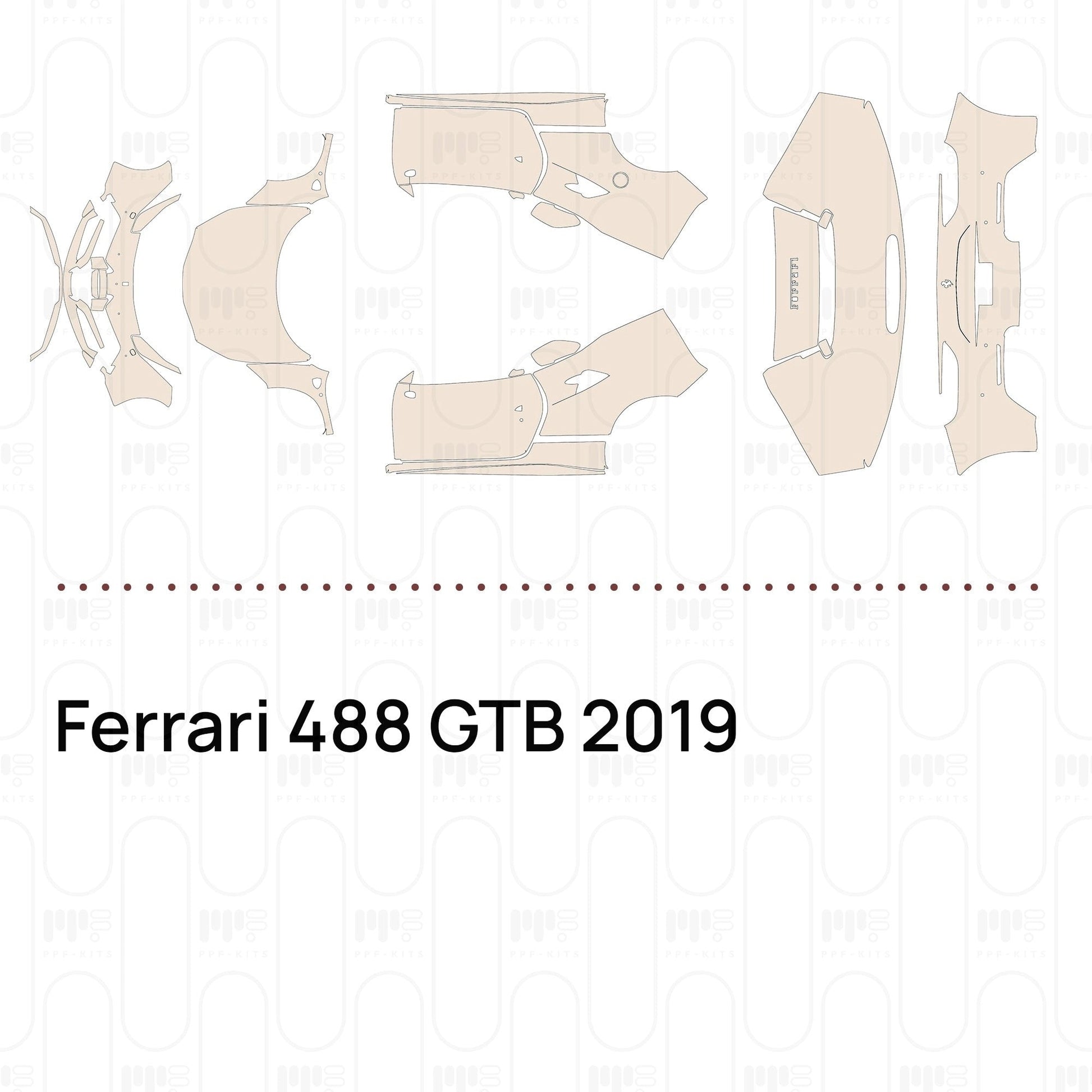 Pre-CutPPFFerrari488GTB2019
