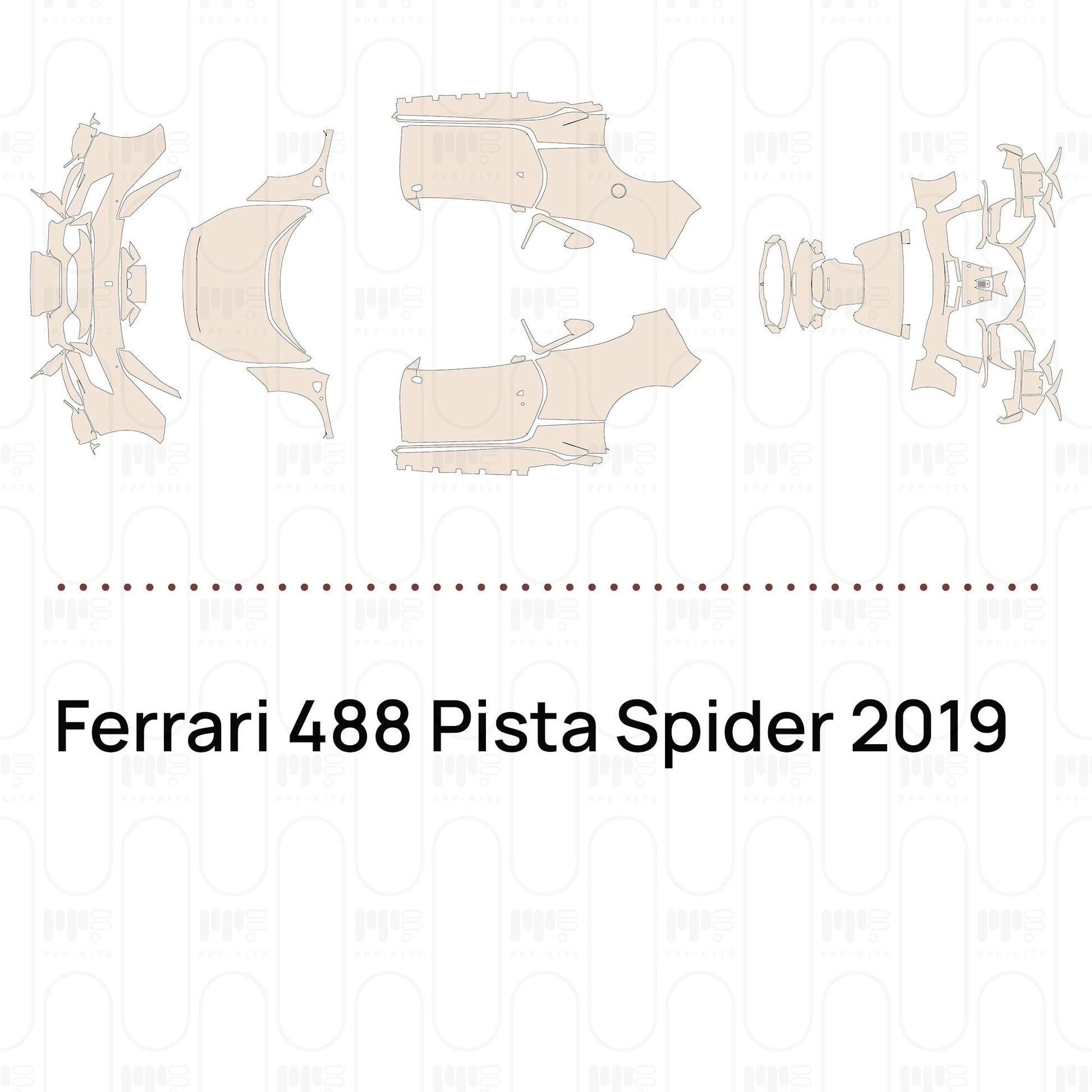 Pre-CutPPFFerrari488PistaSpider2019