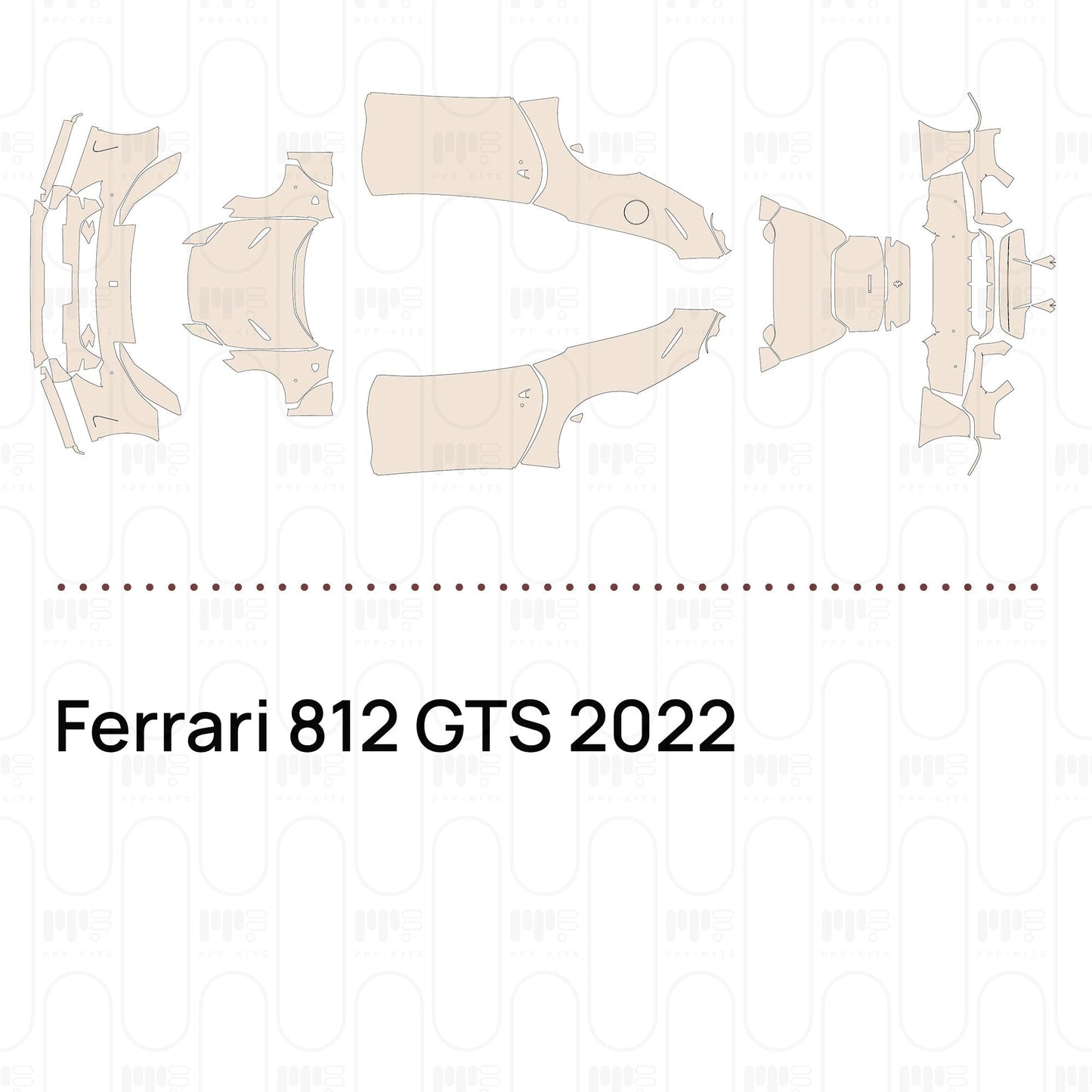Pre-CutPPFFerrari812GTS2022