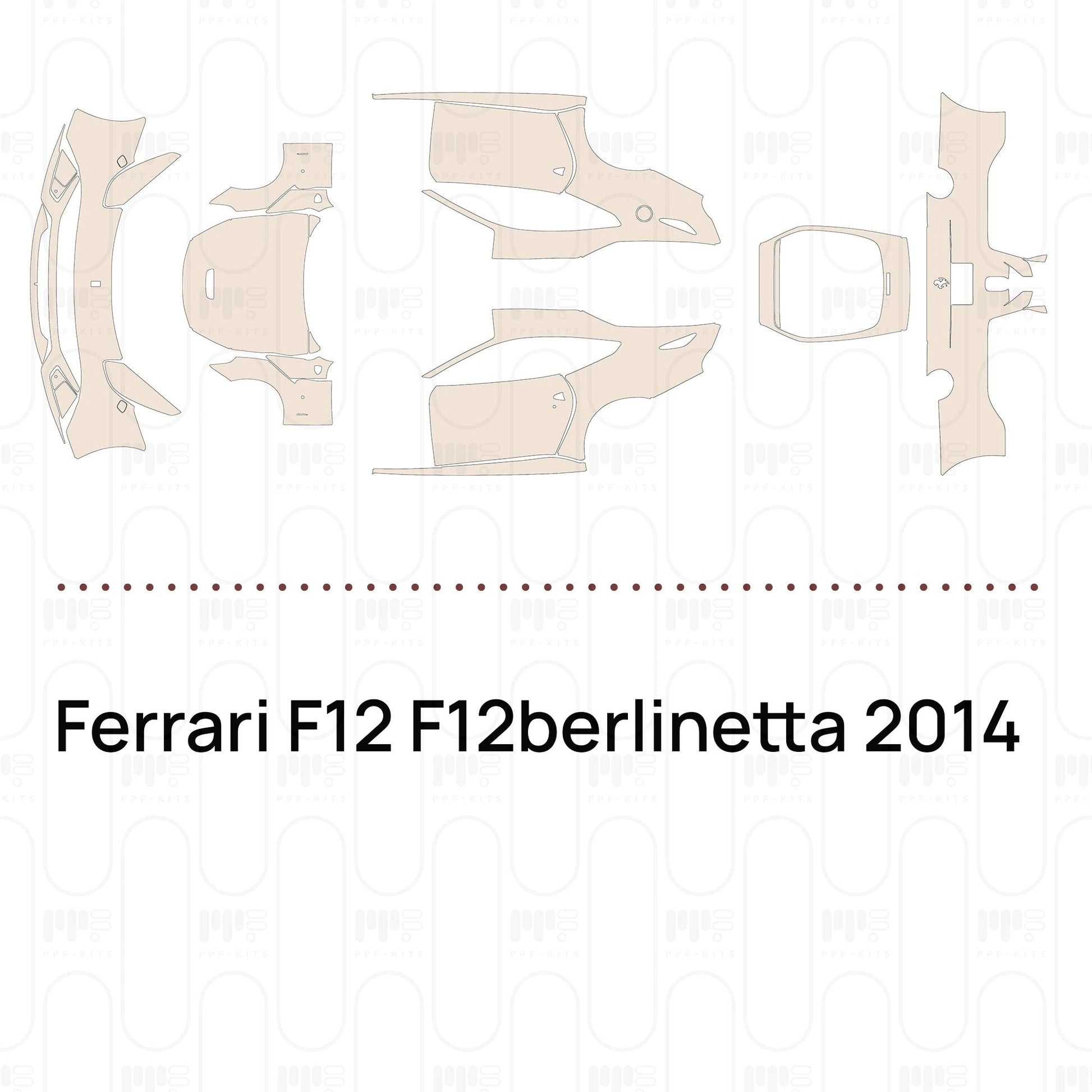 Pre-CutPPFFerrariF12F12berlinetta2014