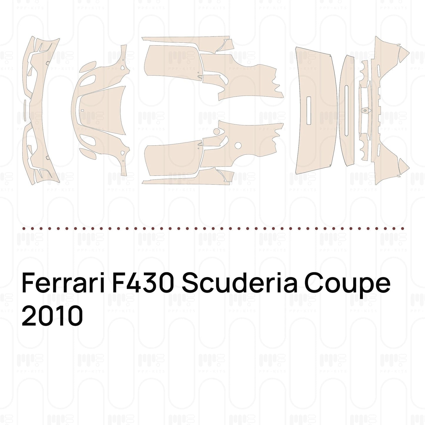 Pre-CutPPFFerrariF430ScuderiaCoupe2010