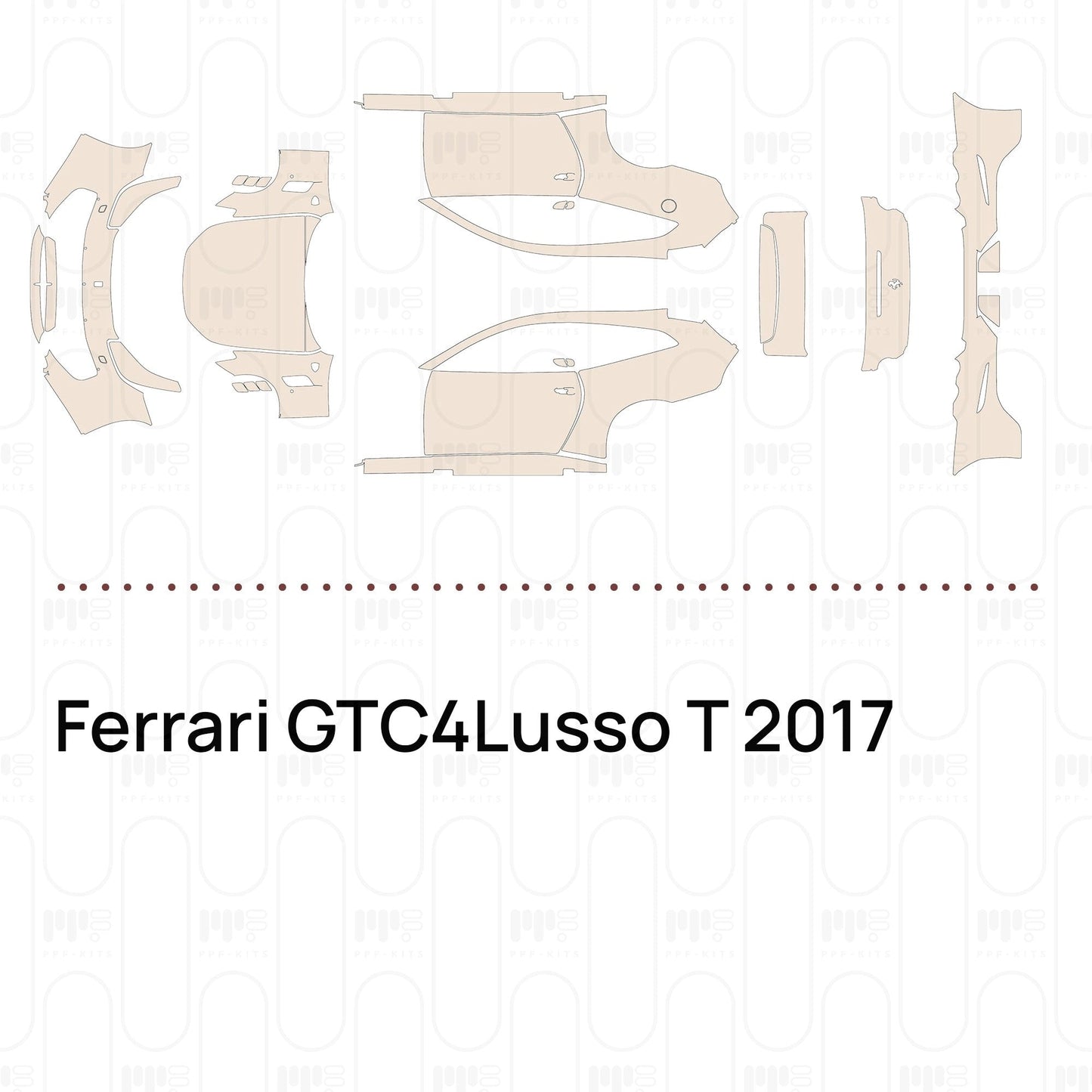 Pre-CutPPFFerrariGTC4LussoT2017