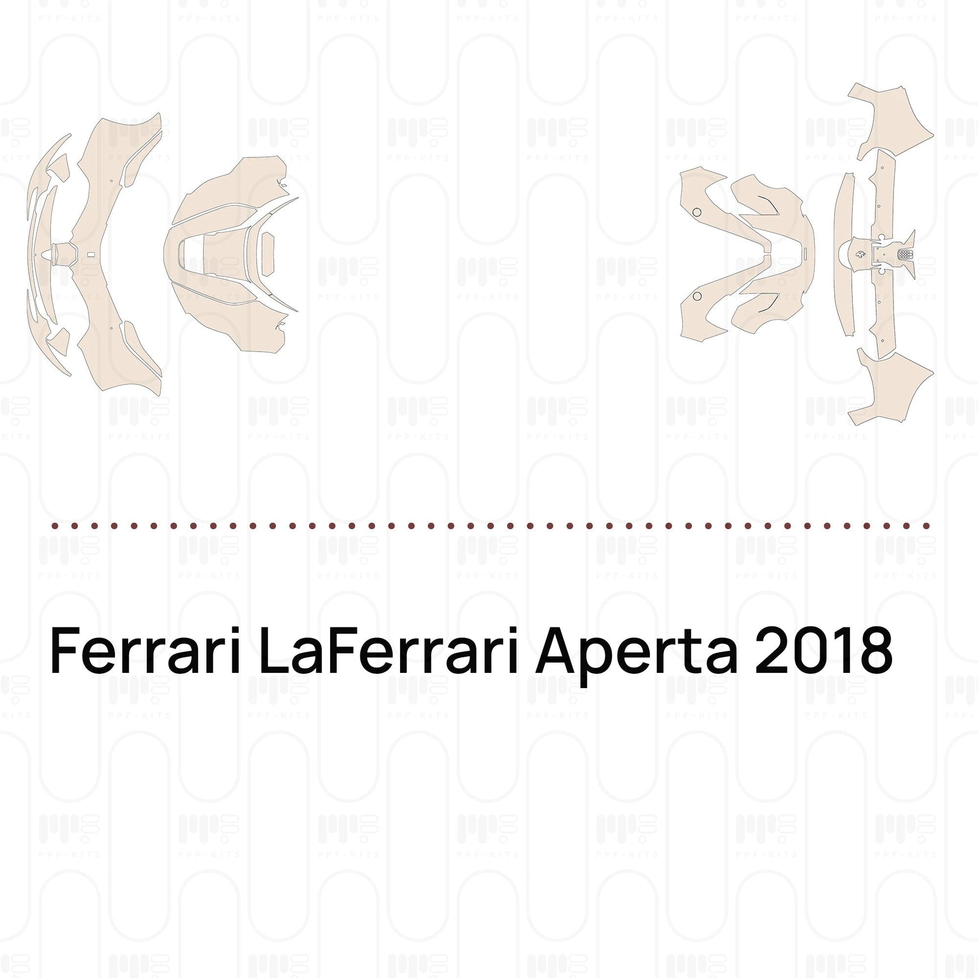 Pre-CutPPFFerrariLaFerrariAperta2018