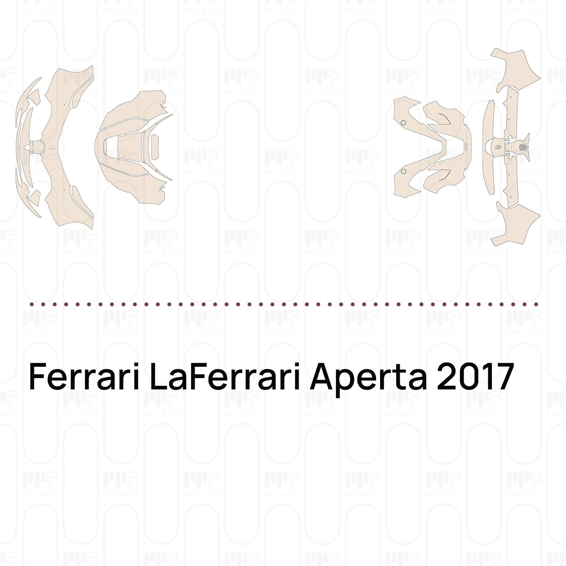 Pre-CutPPFFerrariLaFerrariAperta2017