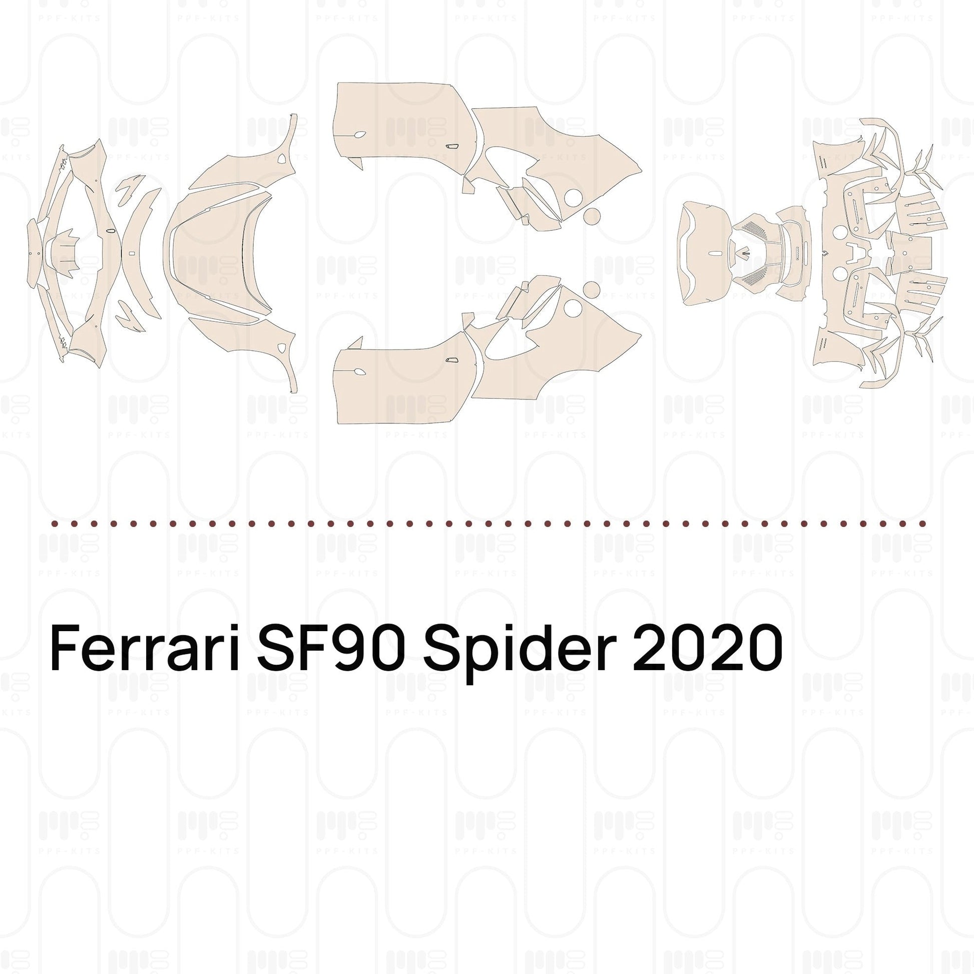 Pre-CutPPFFerrariSF90Spider2020