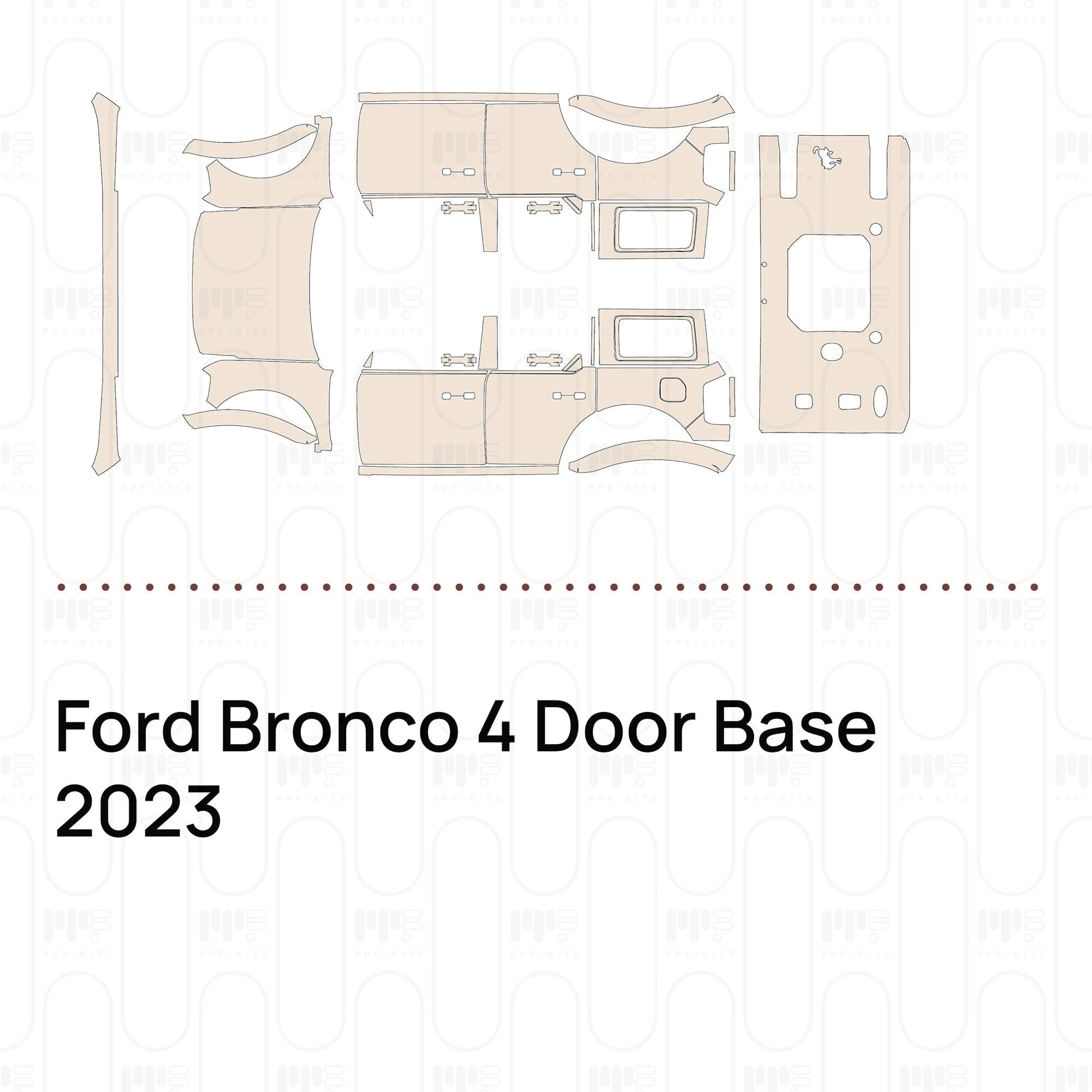 Pre-CutPPFFordBronco4DoorBase2023