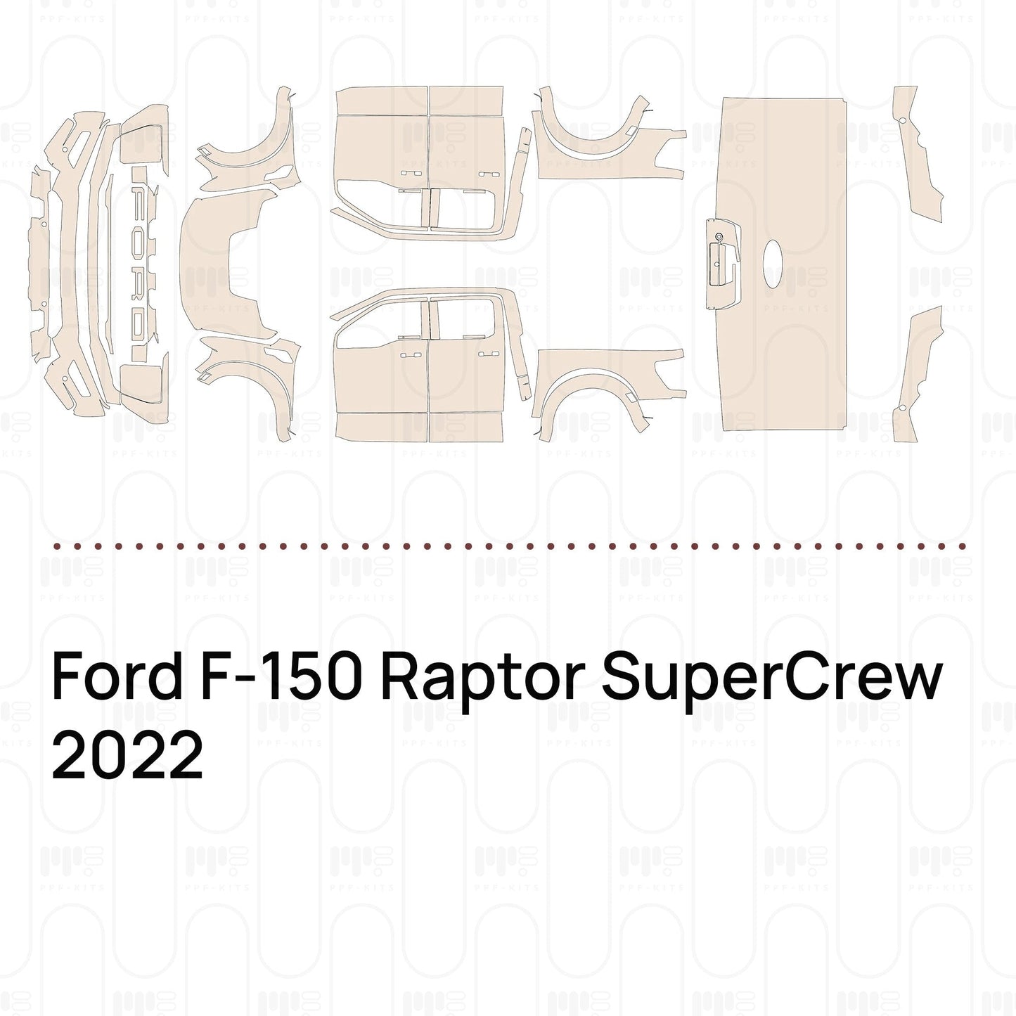 Pre-CutPPFFordF-150RaptorSuperCrew2022