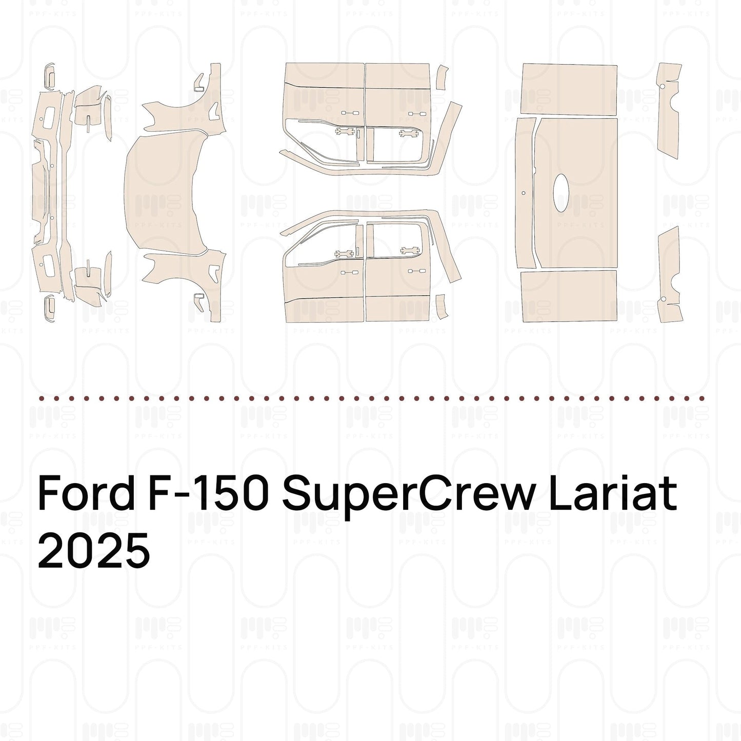 Pre-CutPPFFordF-150SuperCrewLariat2025