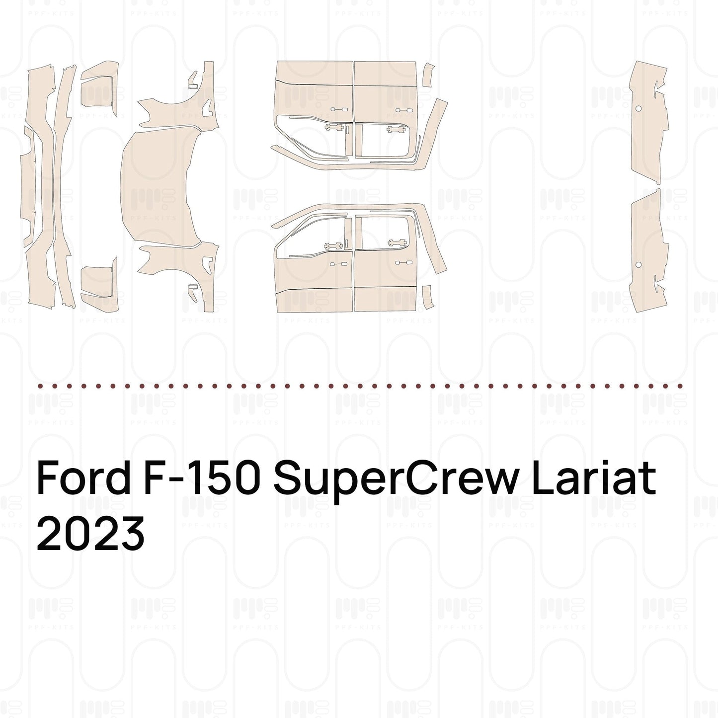 Pre-CutPPFFordF-150SuperCrewLariat2023