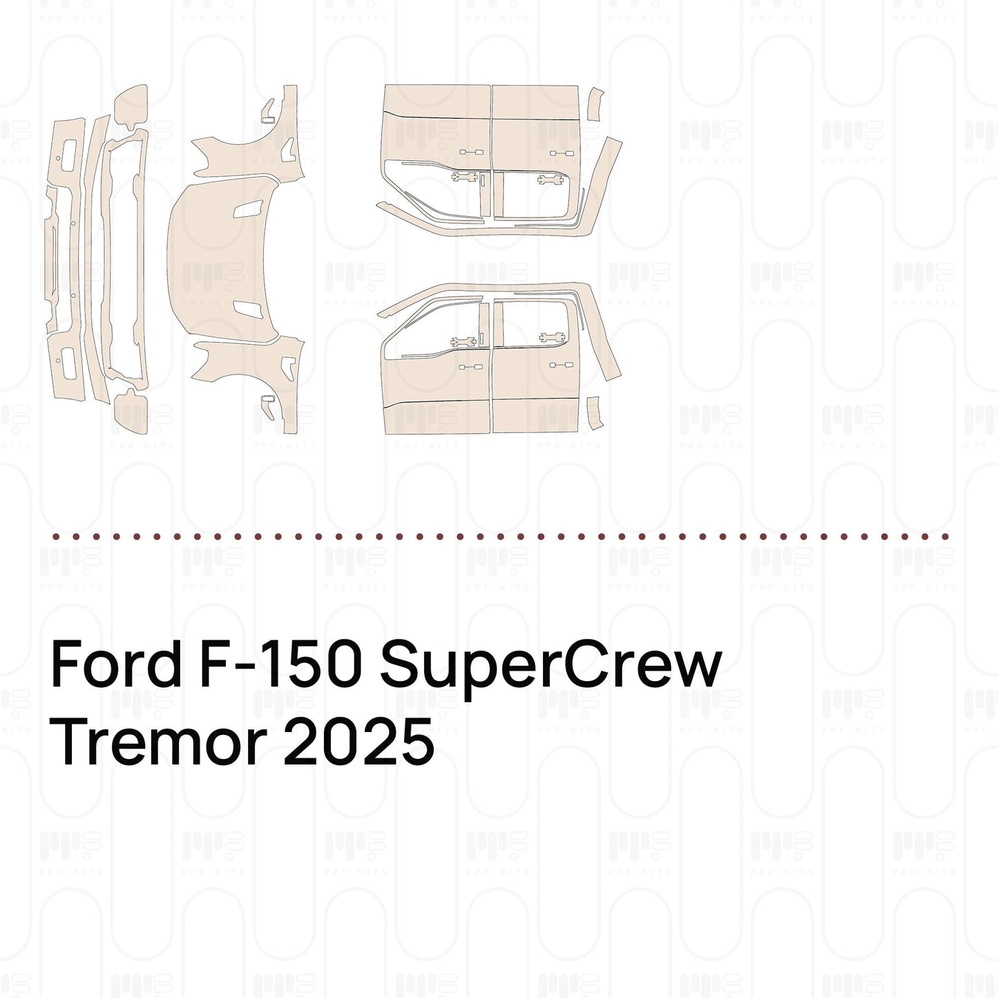 Pre-CutPPFFordF-150SuperCrewTremor2025