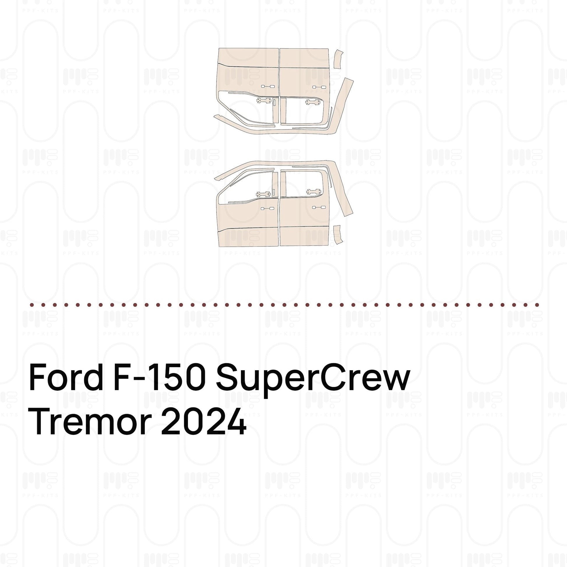 Pre-CutPPFFordF-150SuperCrewTremor2024