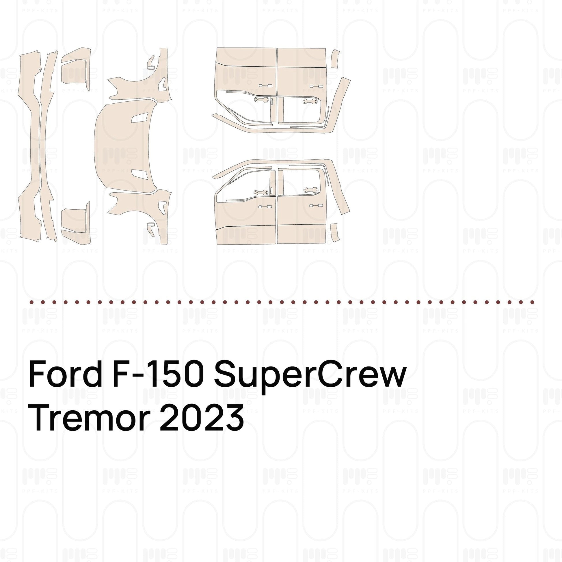 Pre-CutPPFFordF-150SuperCrewTremor2023