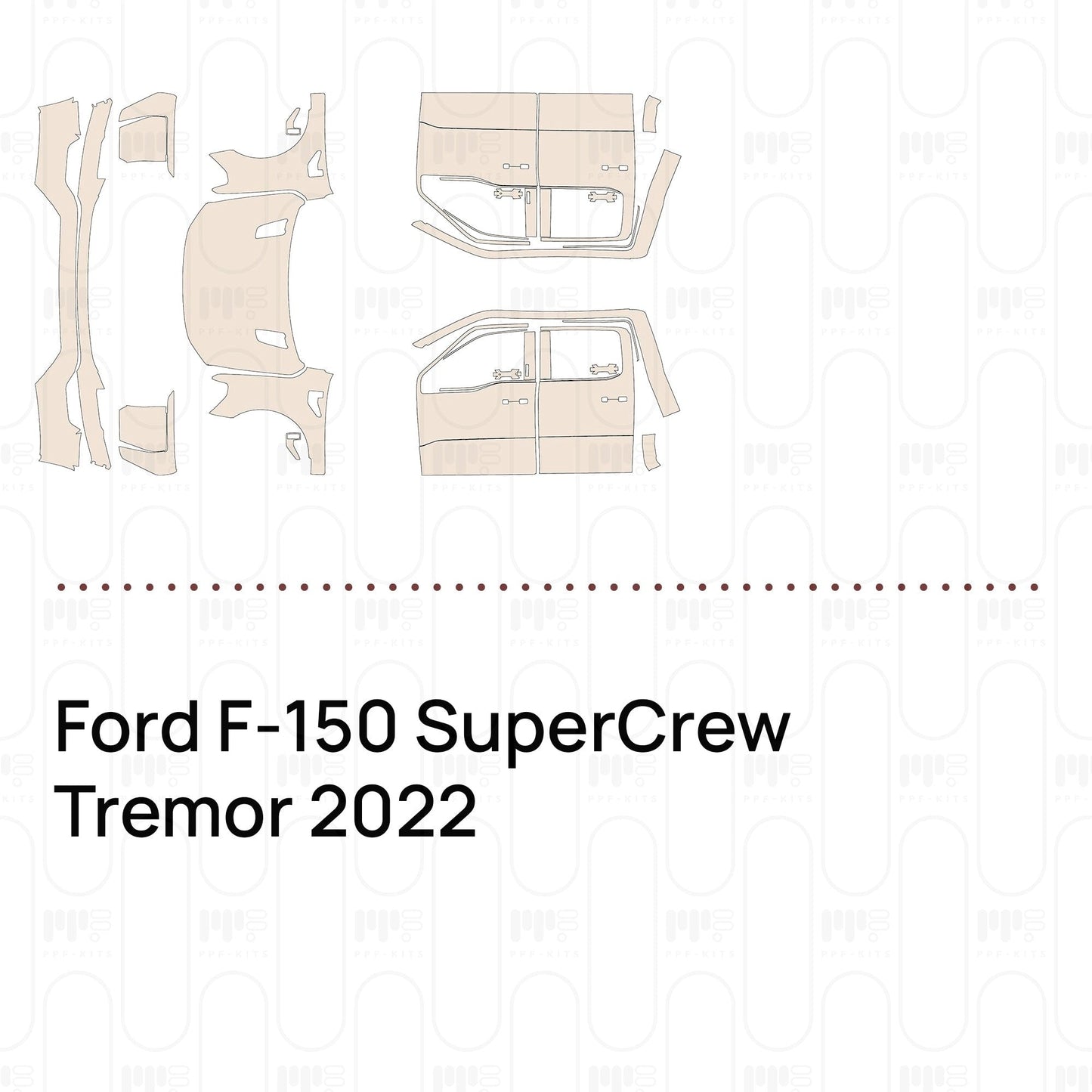 Pre-CutPPFFordF-150SuperCrewTremor2022