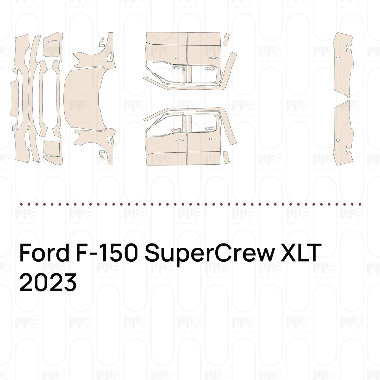 Pre-CutPPFFordF-150SuperCrewXLT2023