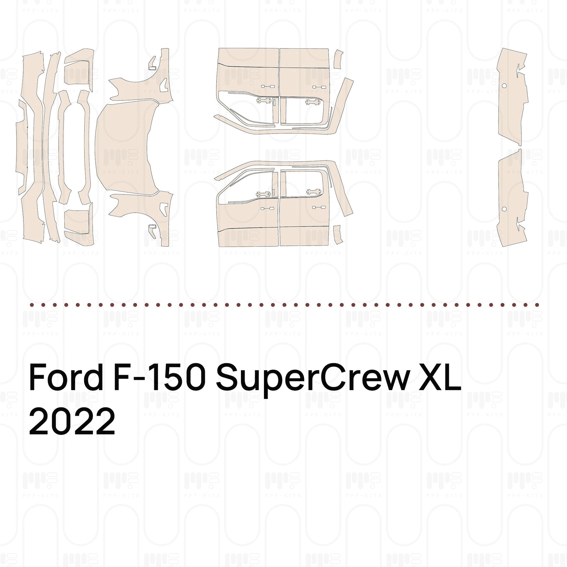 Pre-CutPPFFordF-150SuperCrewXL2022
