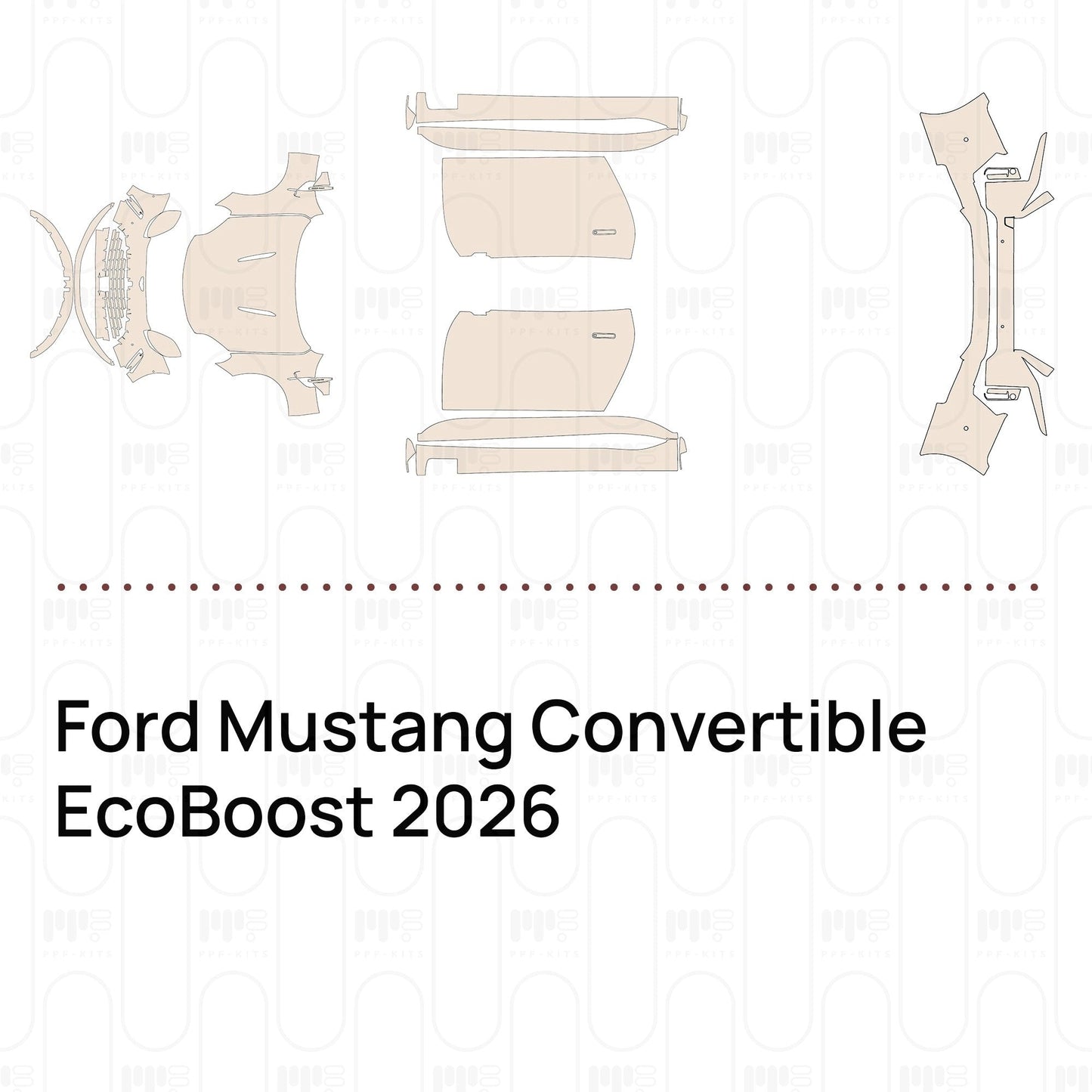 Pre-CutPPFFordMustangConvertibleEcoBoost2026