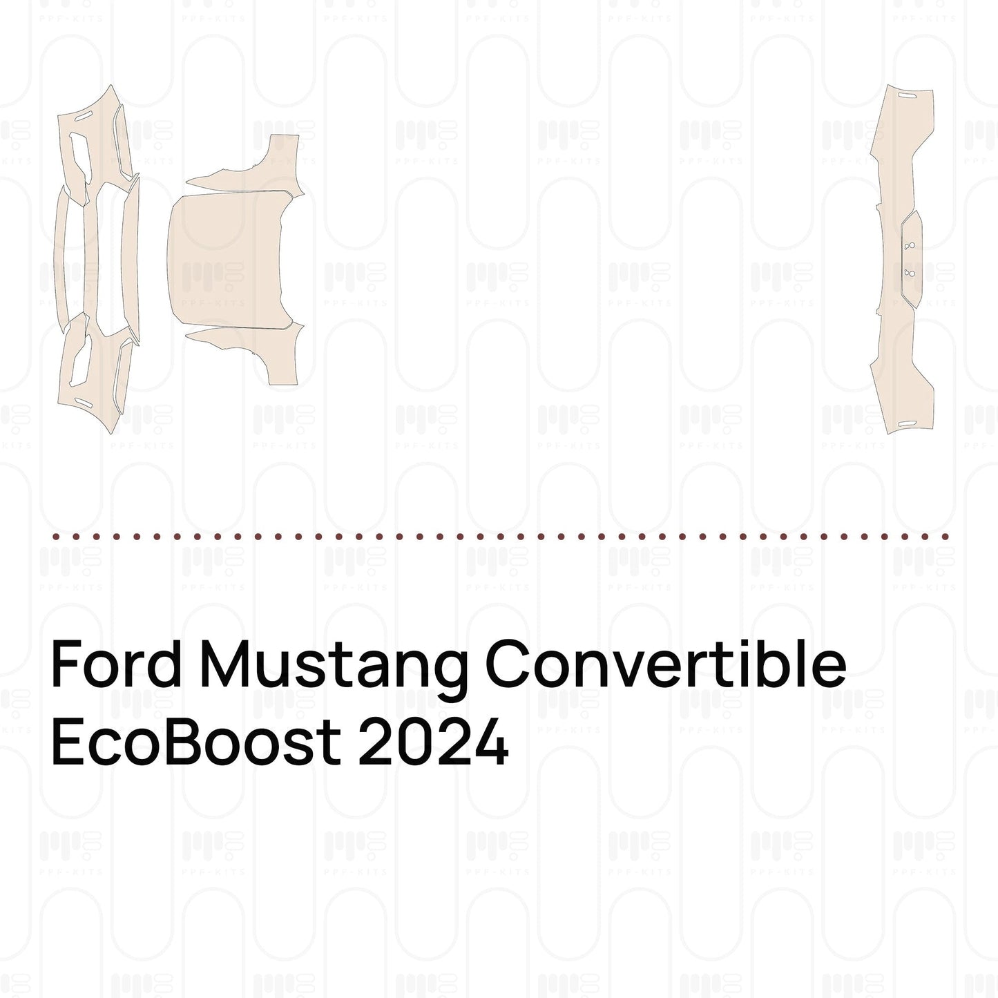 Pre-CutPPFFordMustangConvertibleEcoBoost2024