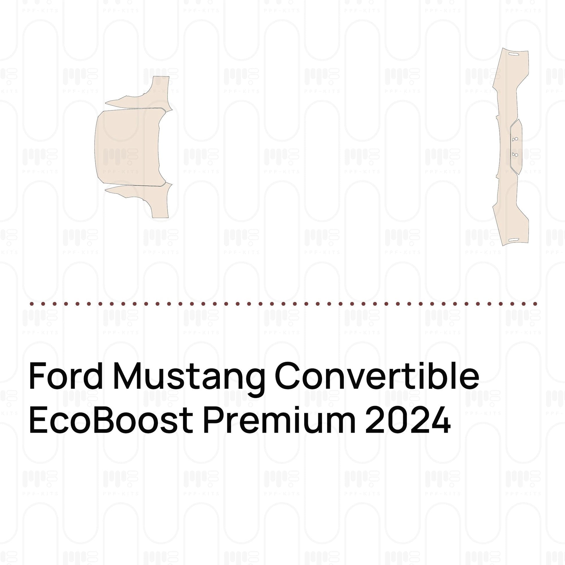 Pre-CutPPFFordMustangConvertibleEcoBoostPremium2024