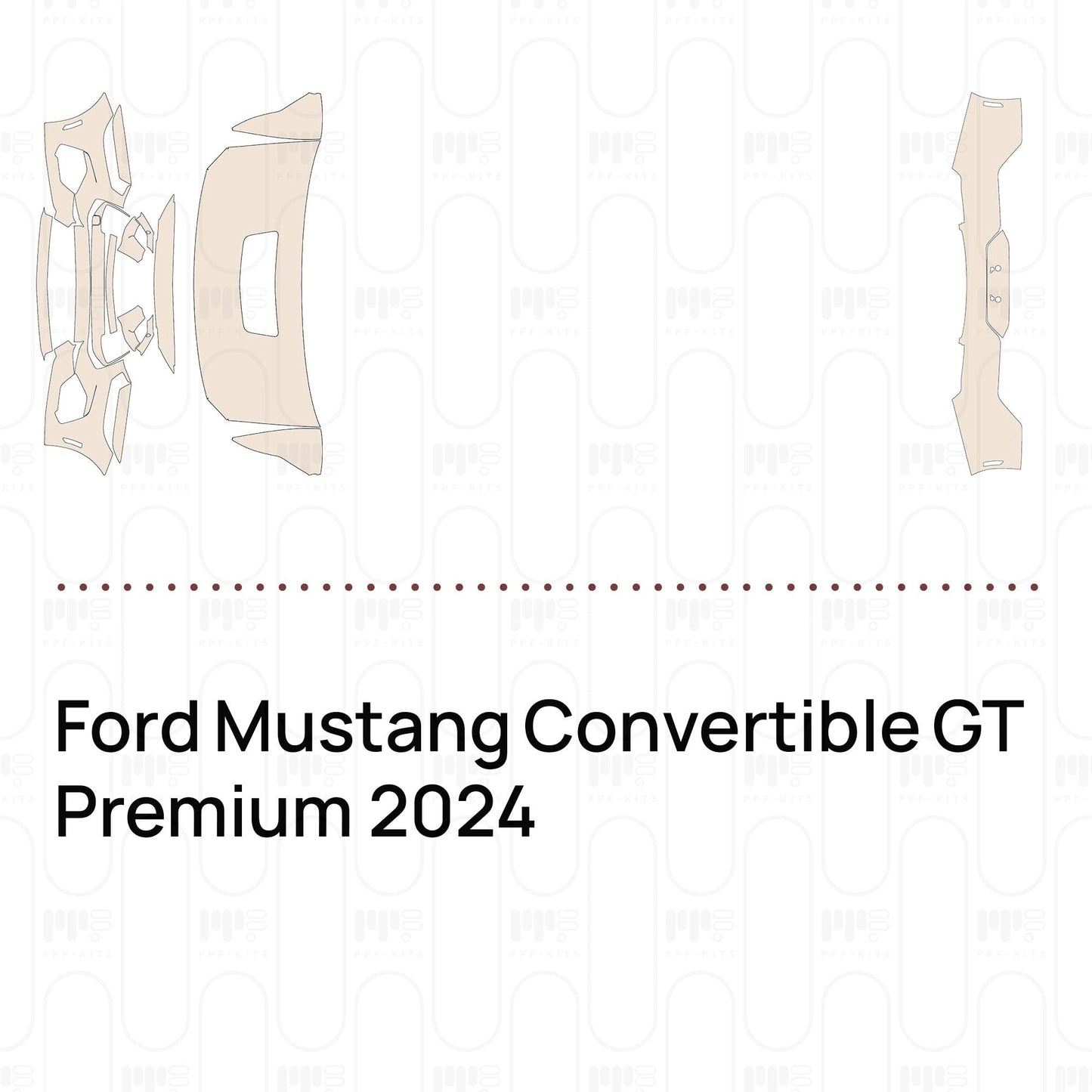Pre-CutPPFFordMustangConvertibleGTPremium2024