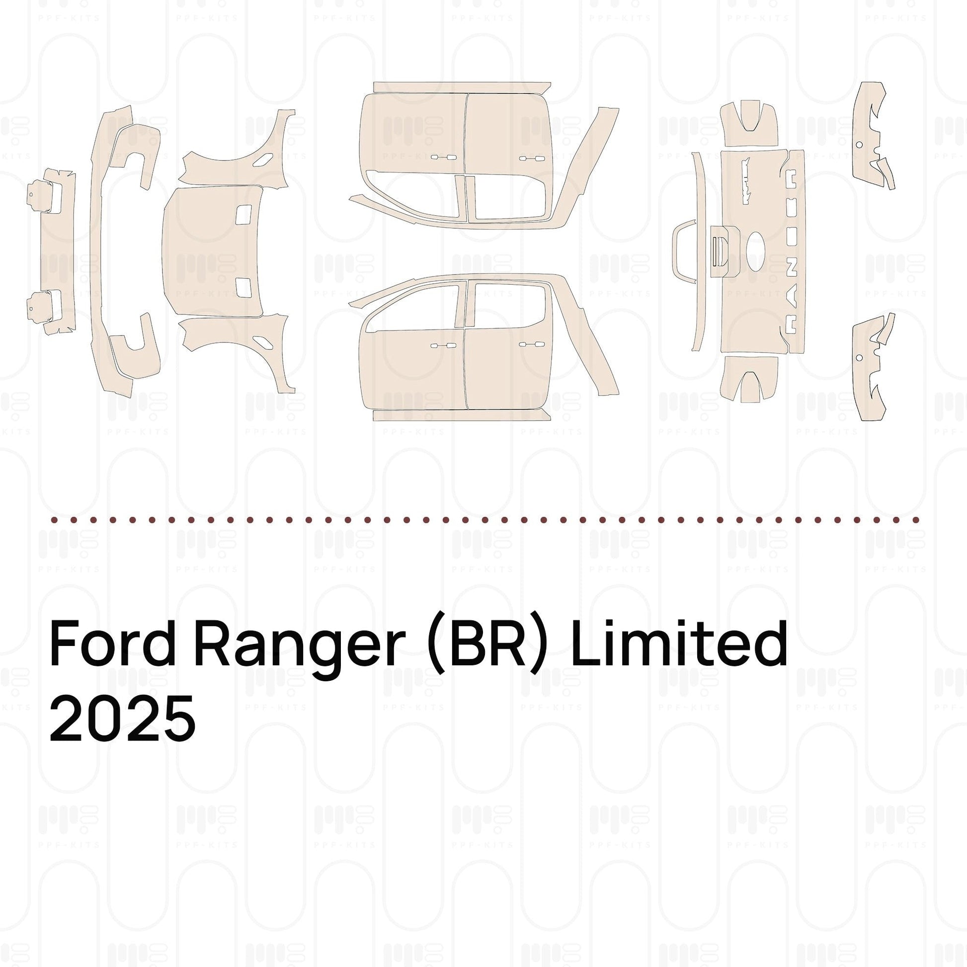 Pre-CutPPFFordRanger(BR)Limited2025