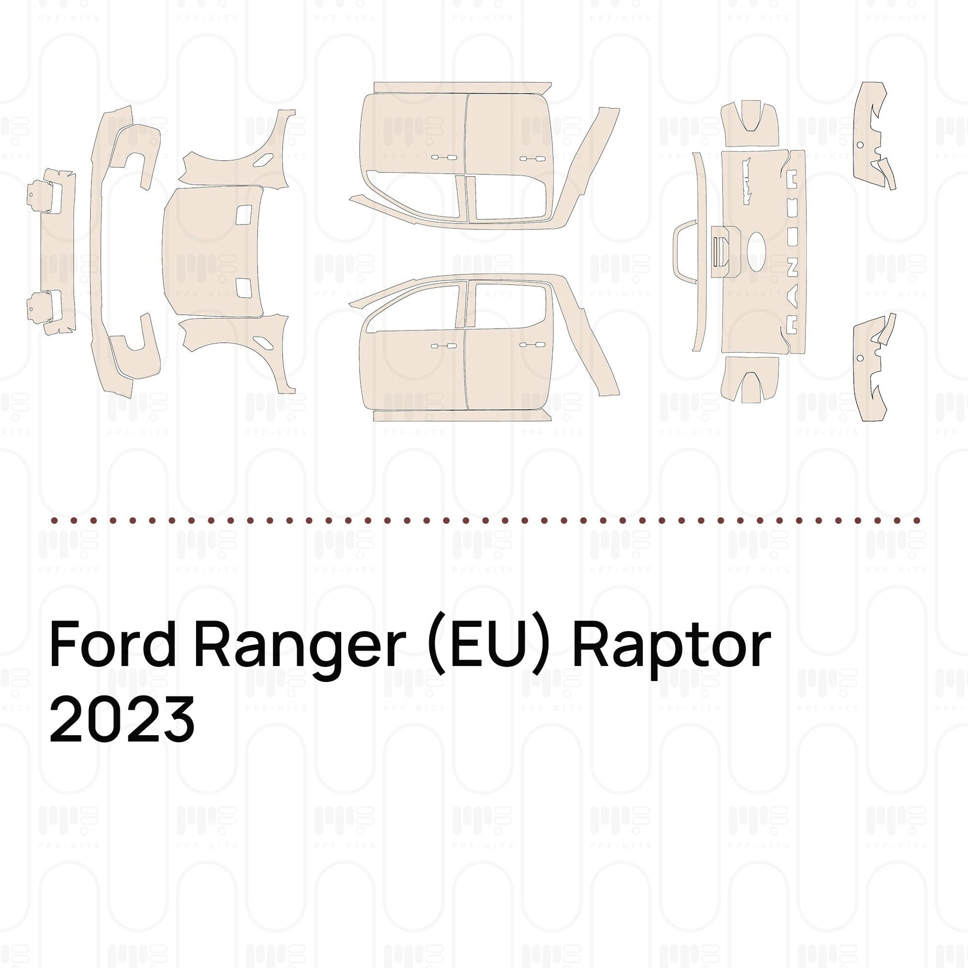 Pre-CutPPFFordRanger(EU)Raptor2023