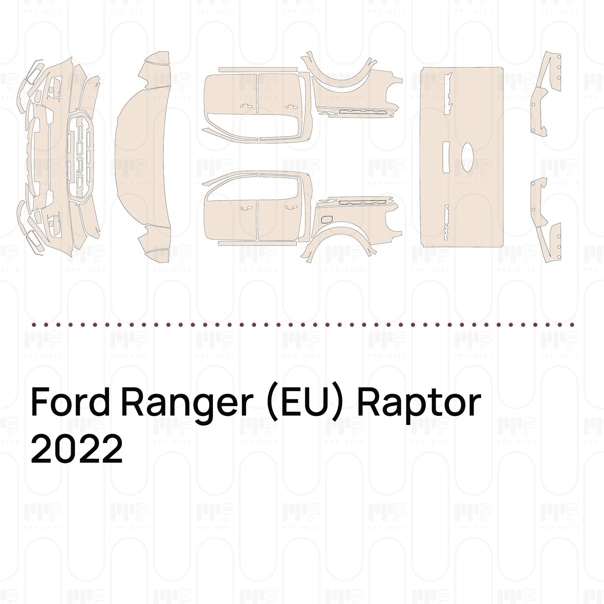 Pre-CutPPFFordRanger(EU)Raptor2022