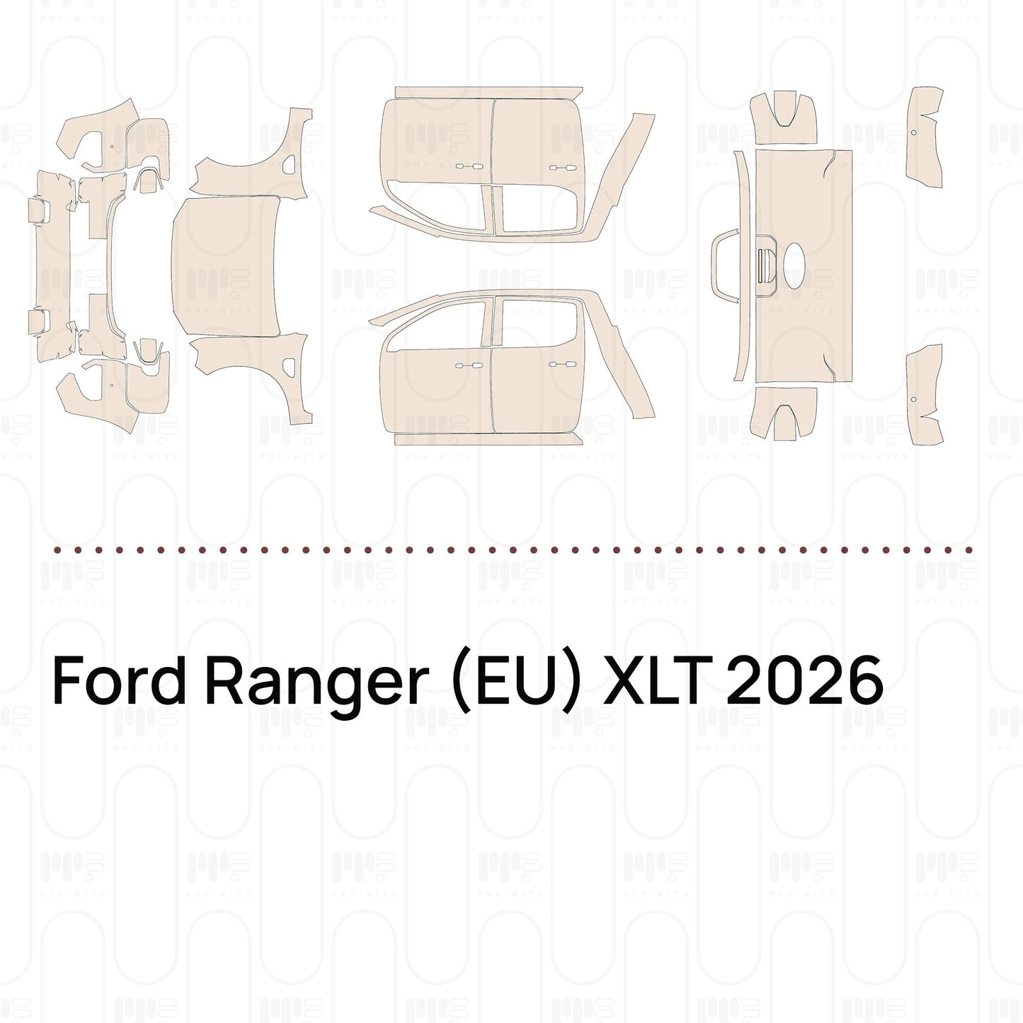 Pre-CutPPFFordRanger(EU)XLT2026