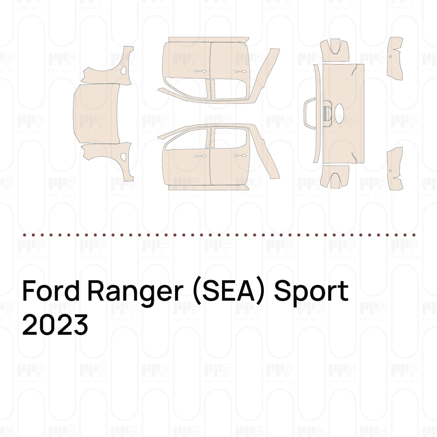 Pre-CutPPFFordRanger(SEA)Sport2023