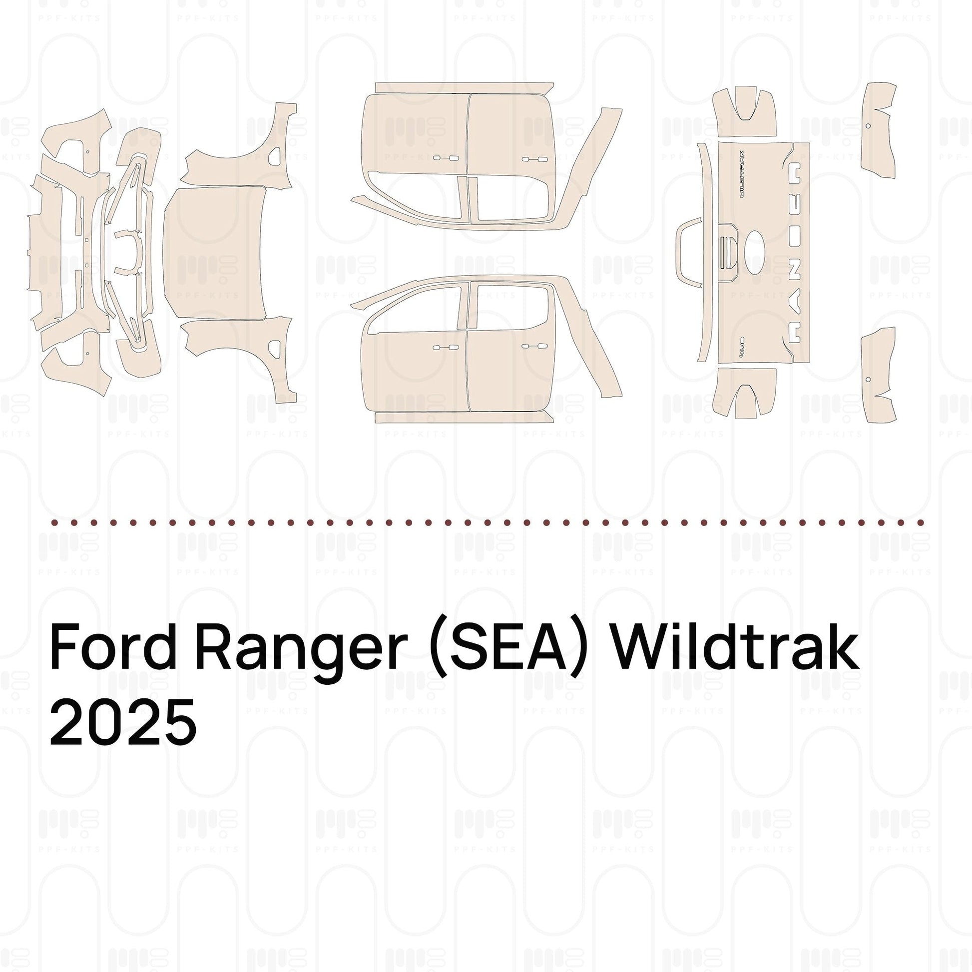 Pre-CutPPFFordRanger(SEA)Wildtrak2025